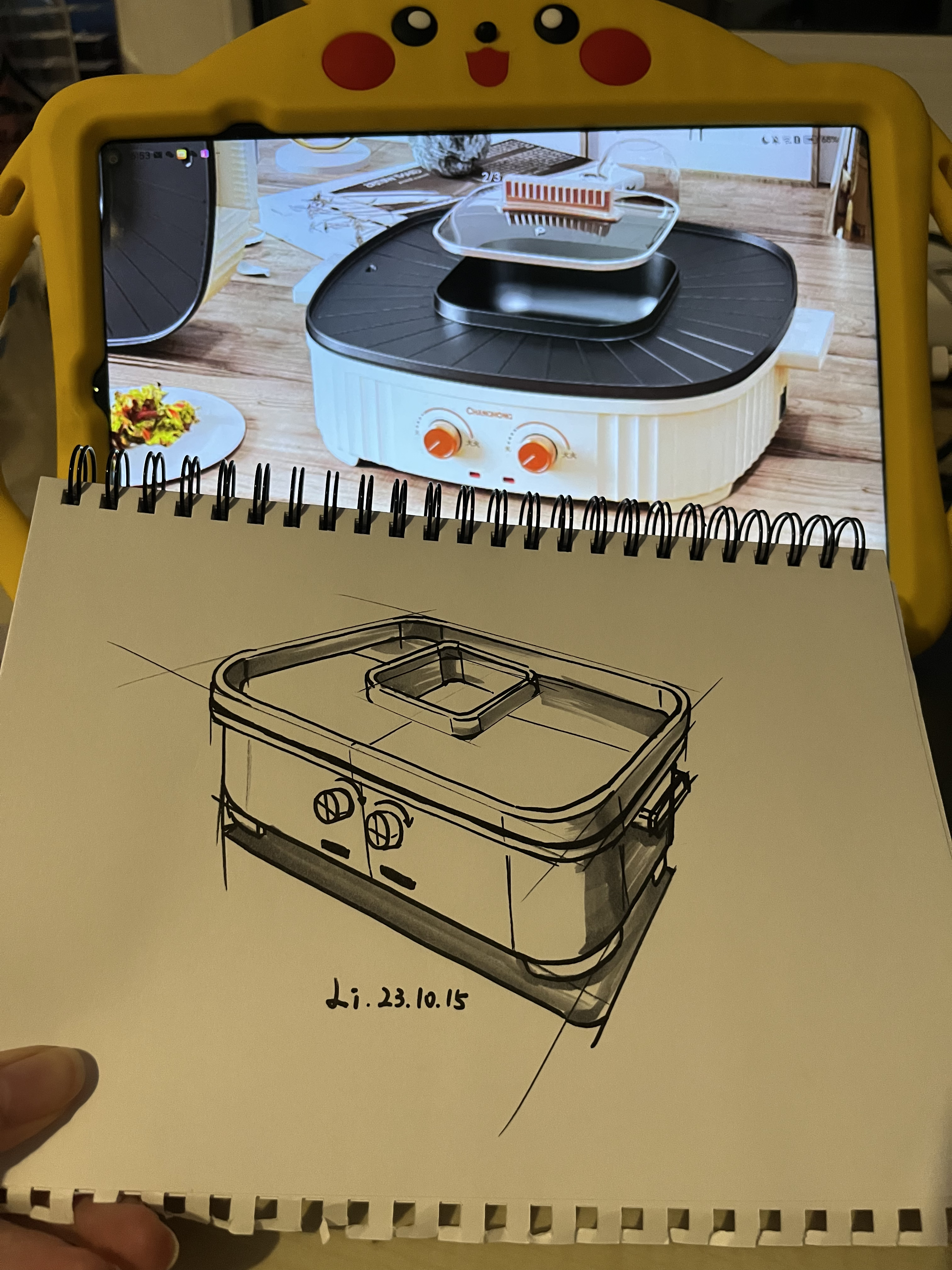 Hand drawn products，Hand drawn industrial design，