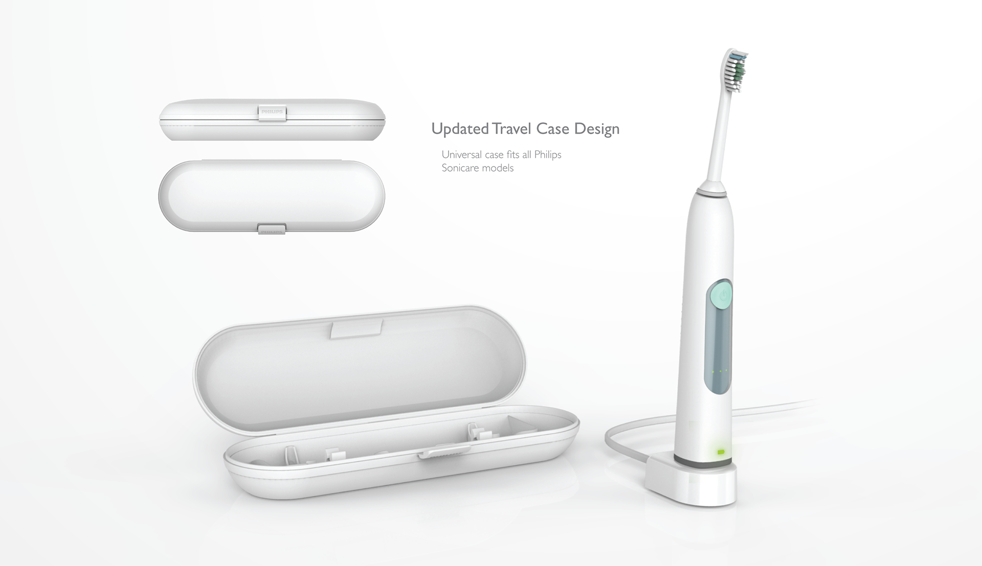 Rendering，Hand drawn manuscript，Electric toothbrush，2015if Award，Philips Sonicare，Oral care，Acoustic vibration，