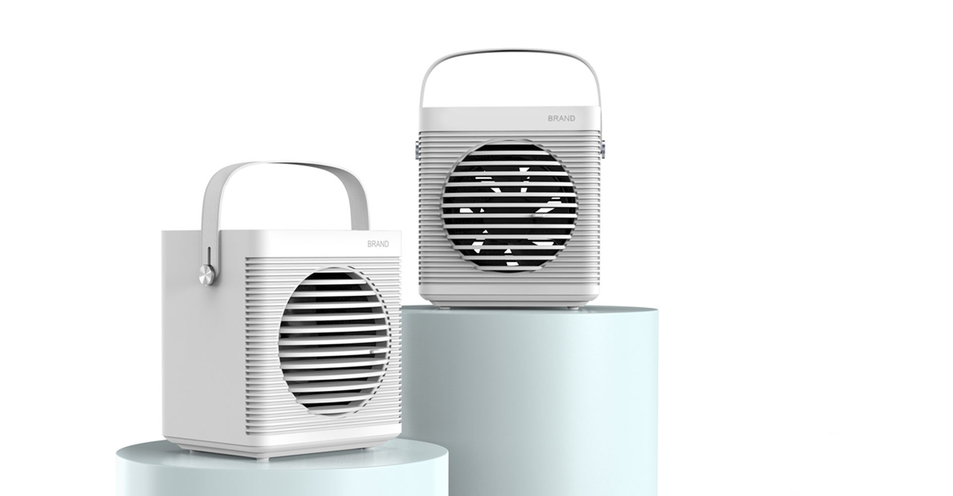 Desktop air cooler design，Air cooling fan design，product design，industrial design，Appearance and structure design，