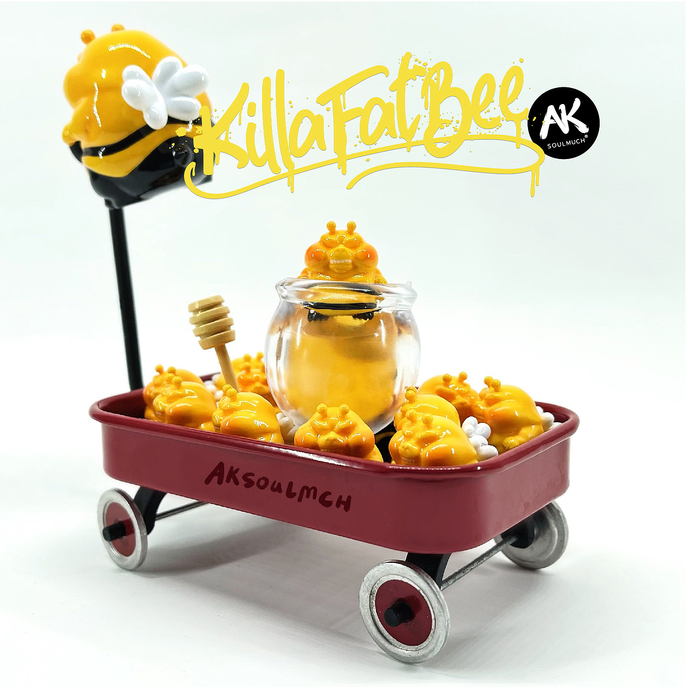 honeybee，Ornaments，Modeling design，