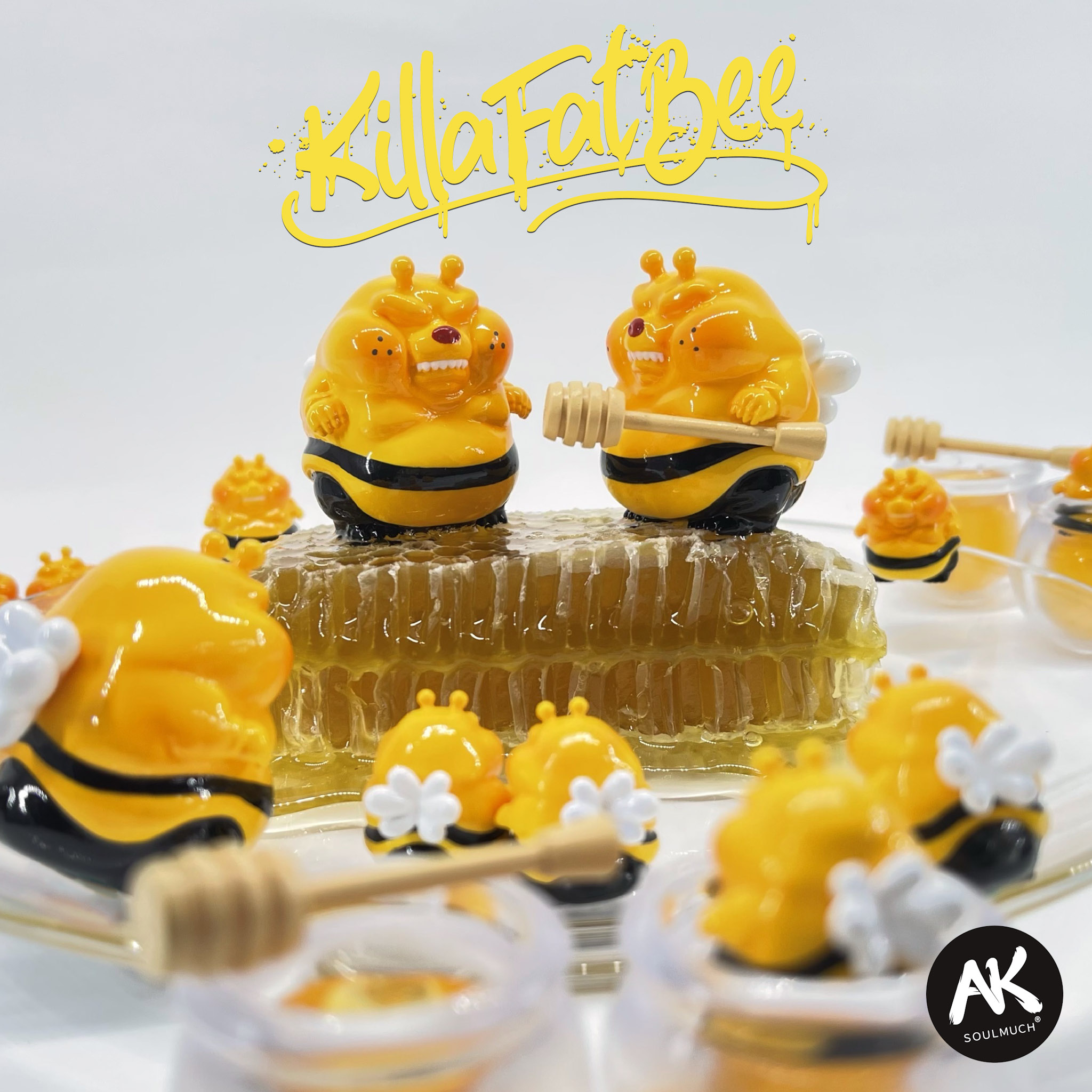 honeybee，Ornaments，Modeling design，