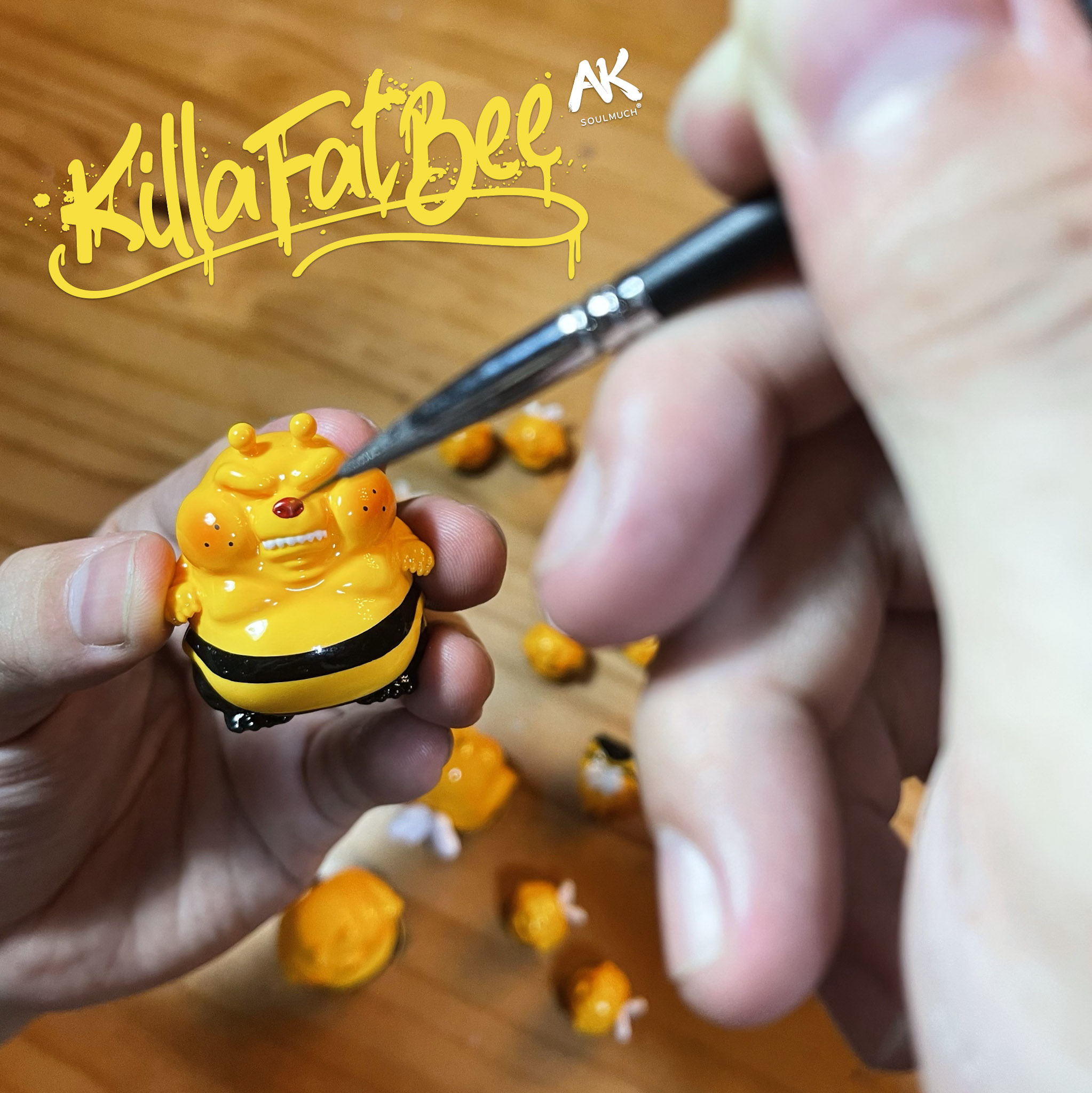 honeybee，Ornaments，Modeling design，