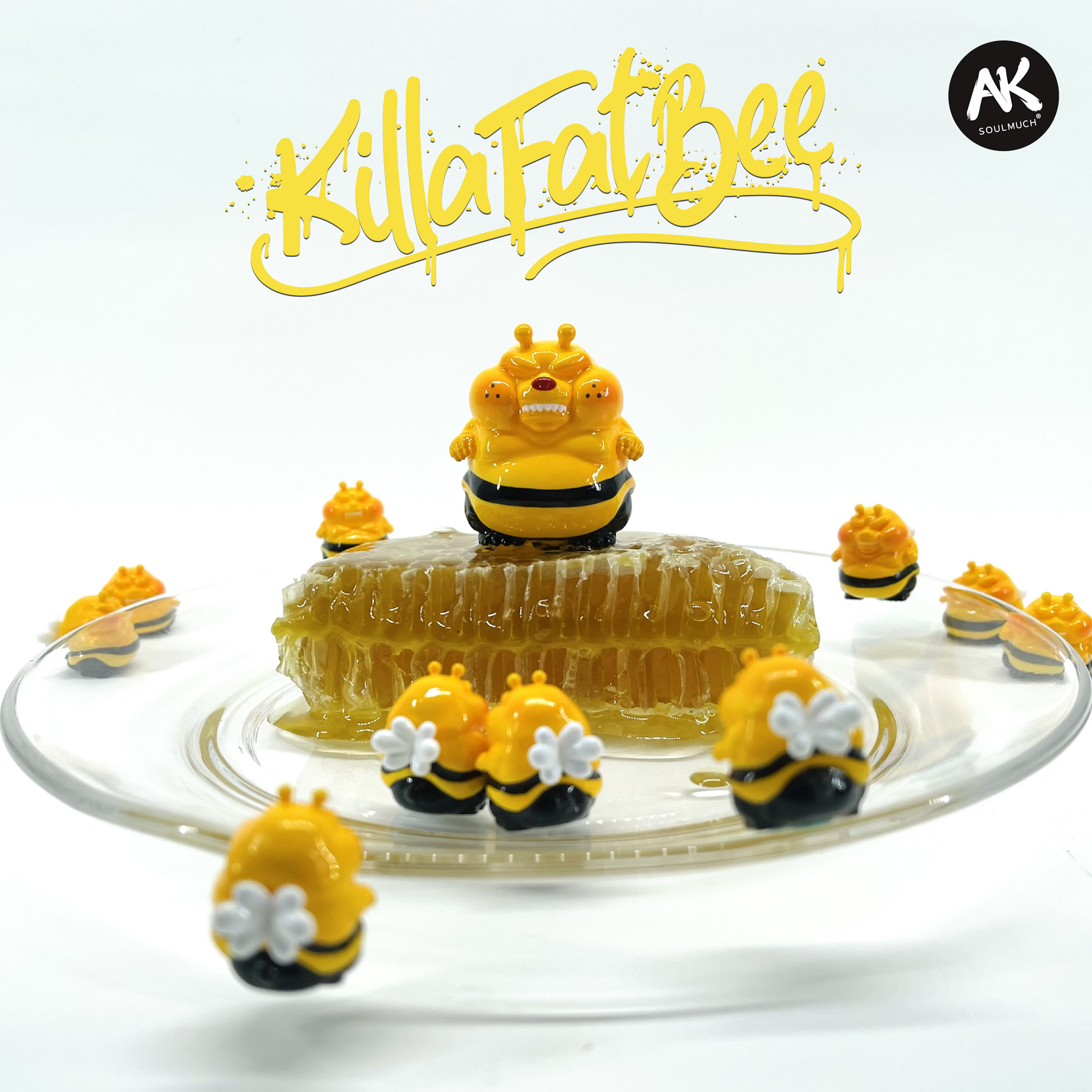 honeybee，Ornaments，Modeling design，