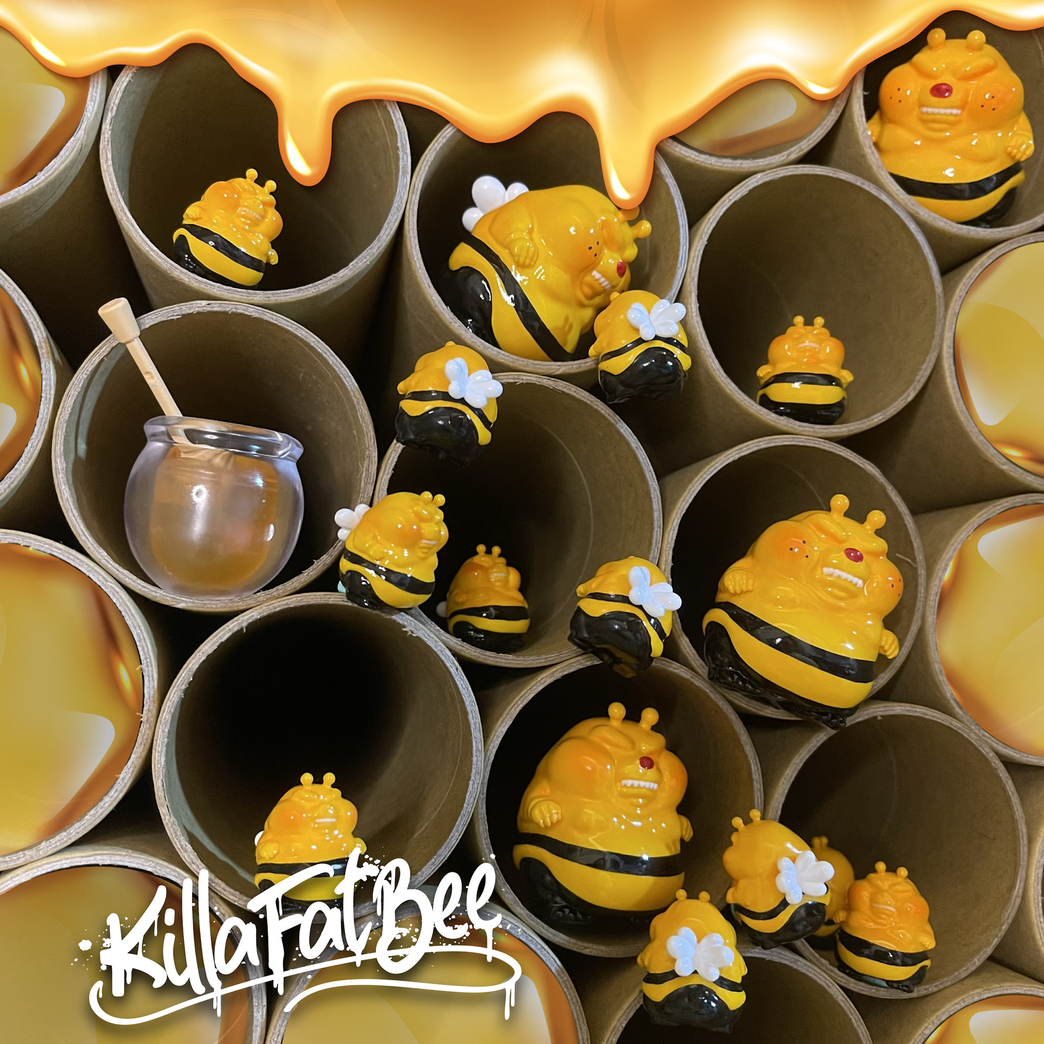 honeybee，Ornaments，Modeling design，