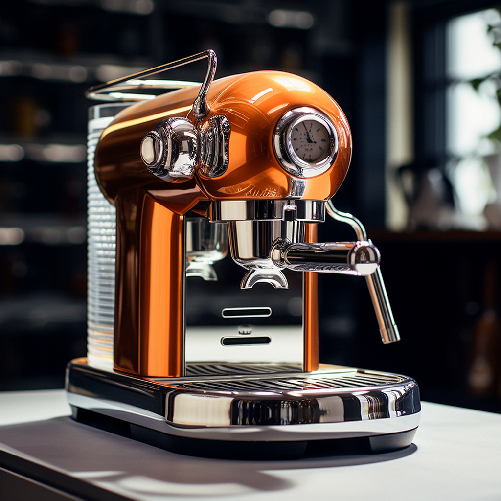 Appearance design，Structural design，Coffee machine，Retro Design ，industrial design，Household Electric Appliances，Restaurant，
