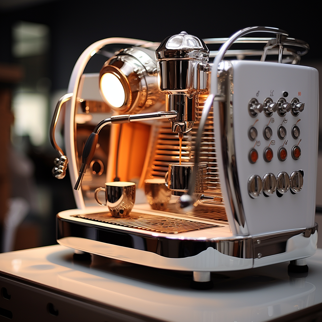 Appearance design，Structural design，Coffee machine，Retro Design ，industrial design，Household Electric Appliances，Restaurant，
