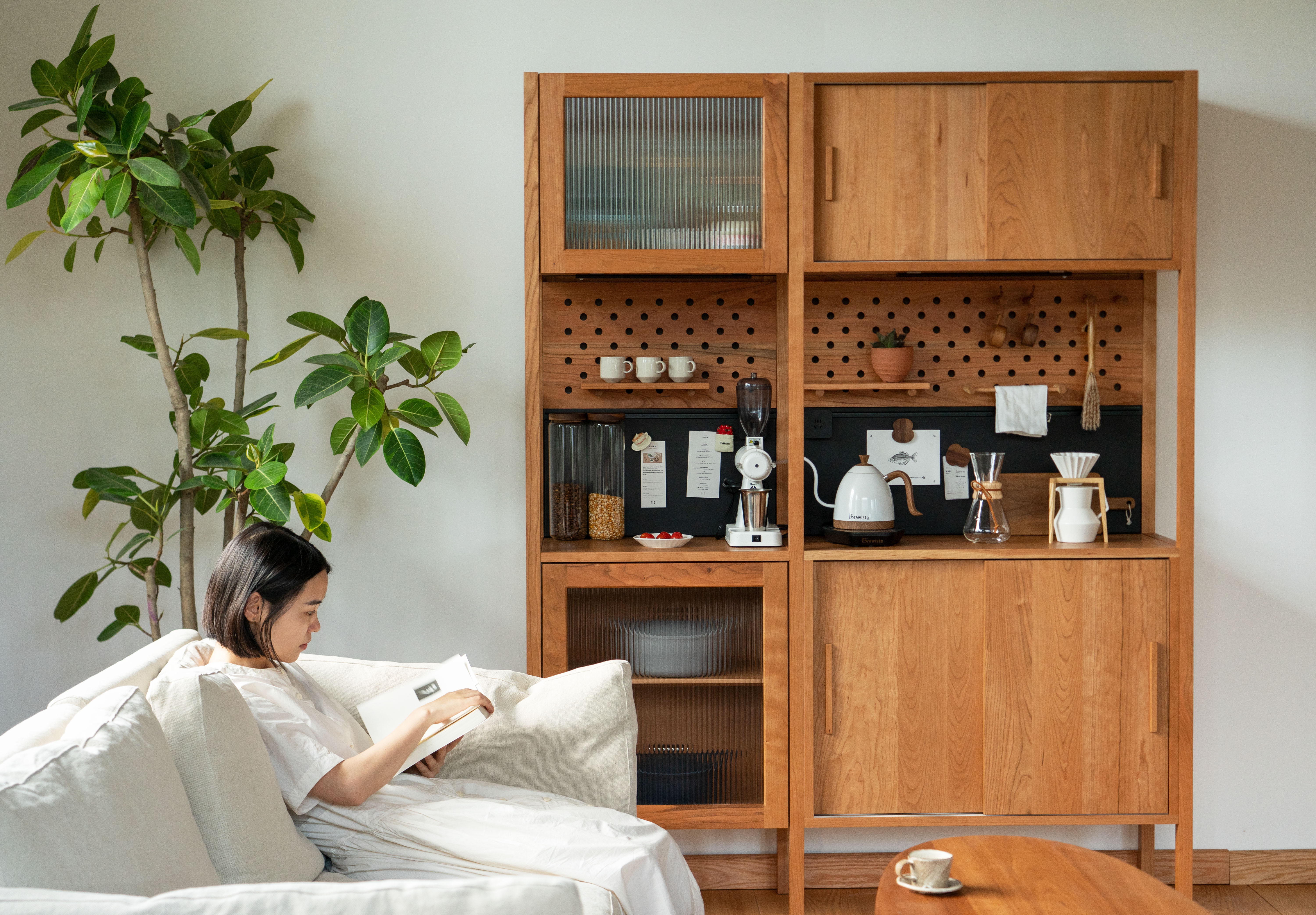 Combination Sideboard，Solid wood furniture，modularization，