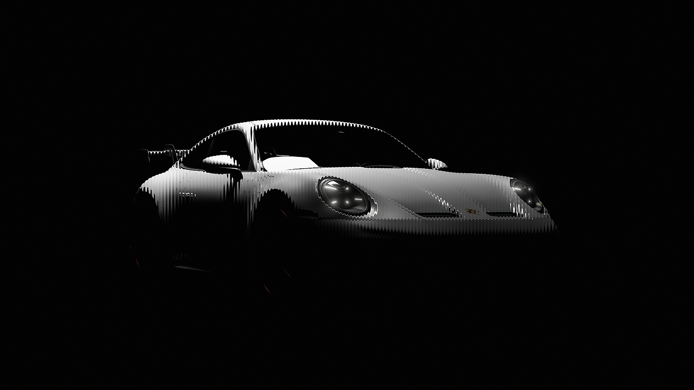 cgi，3d，模型，汽车，911 GT3，保时捷，