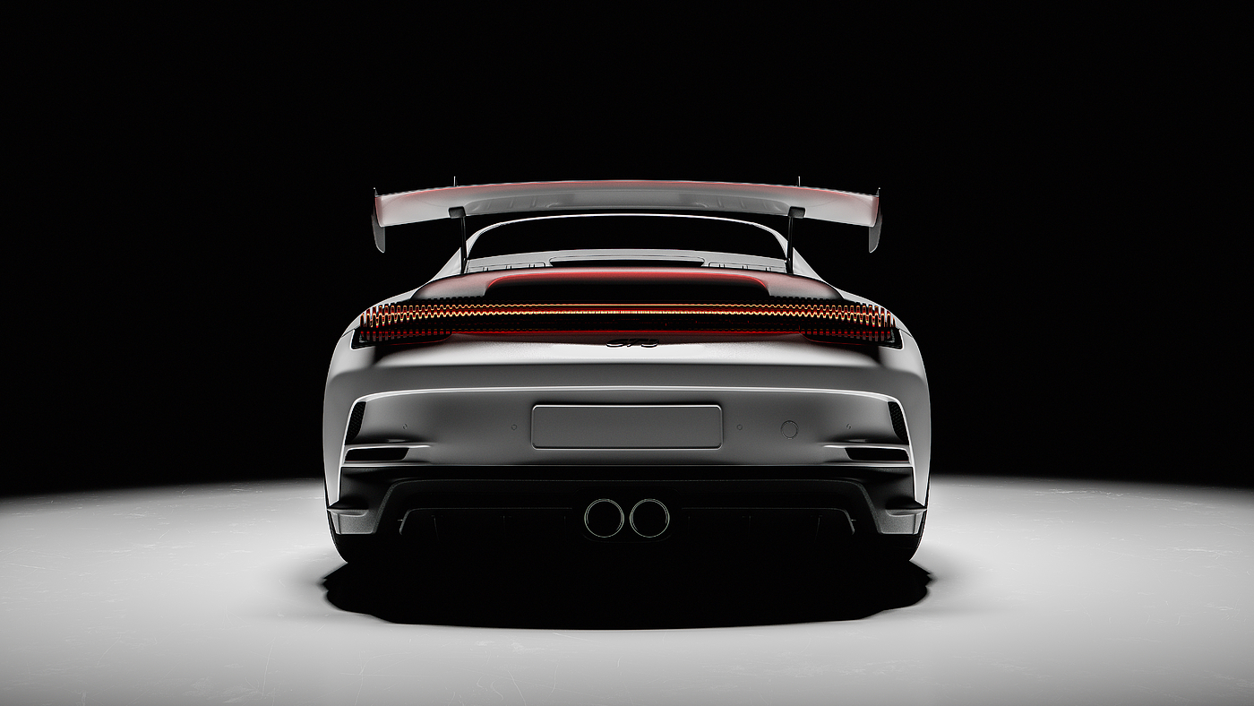 cgi，3d，Model，automobile，911 GT3，Porsche，
