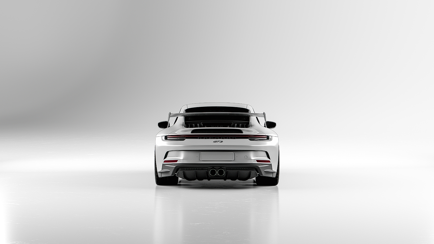 cgi，3d，Model，automobile，911 GT3，Porsche，