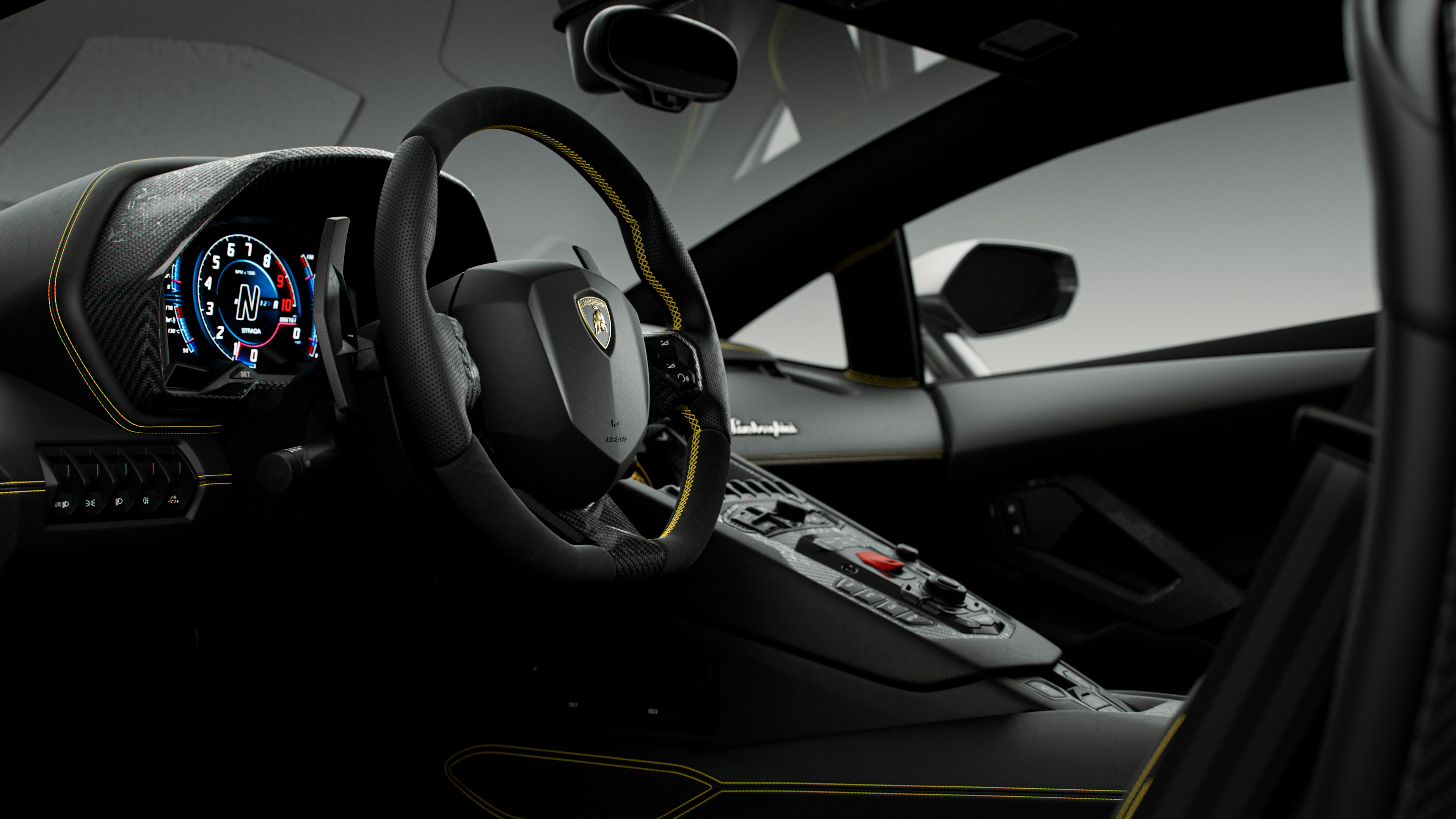 vehicle，Sports car，Lamborghini，adventurer，industrial design，