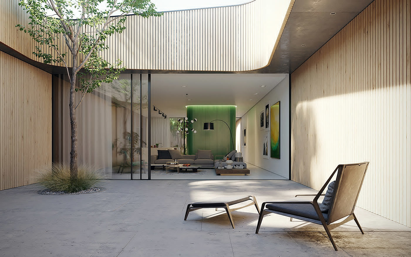 Render，FBX，3D model，3VO House，Mario Maleš，