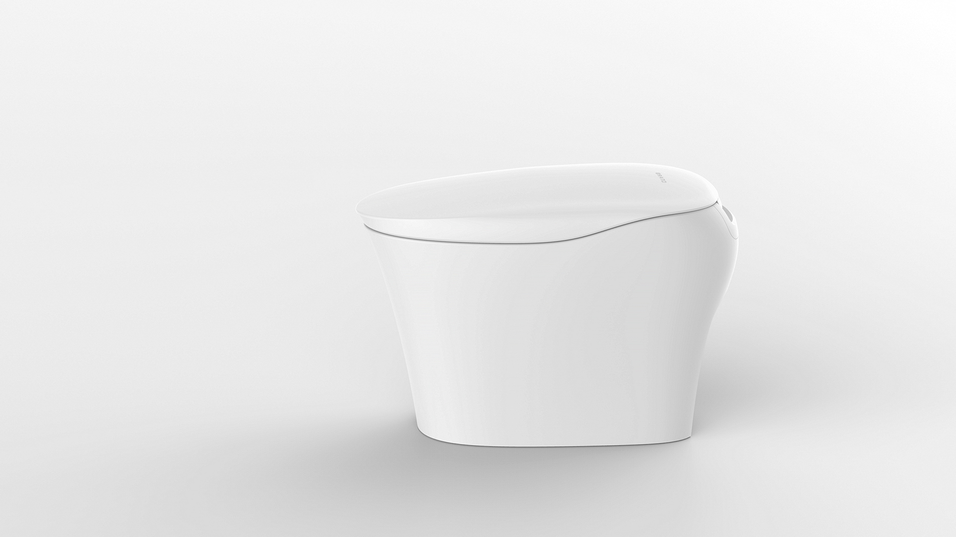 Intelligent toilet，pedestal pan，bathroom，industrial design，product design，