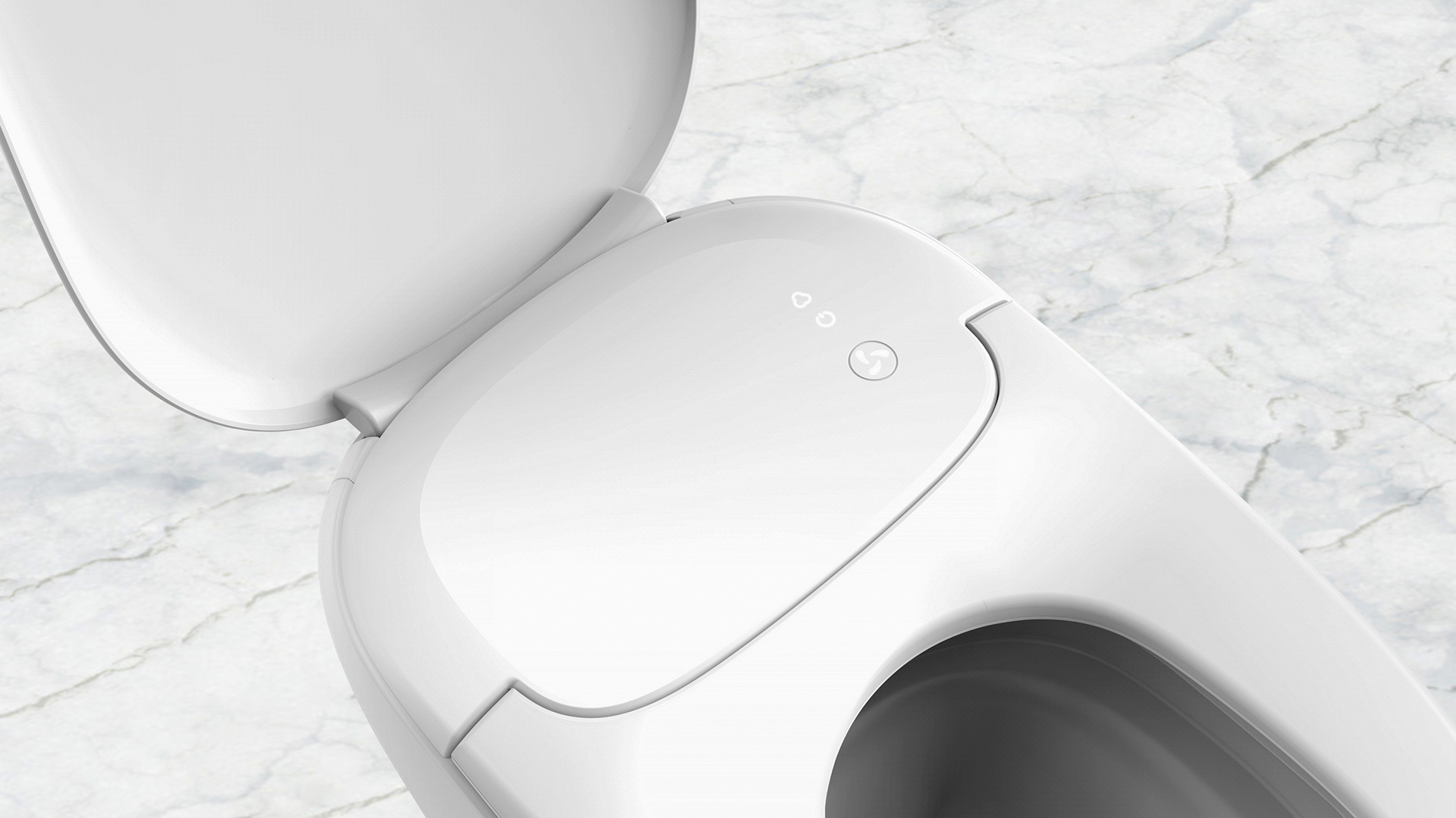 Intelligent toilet，pedestal pan，bathroom，industrial design，product design，