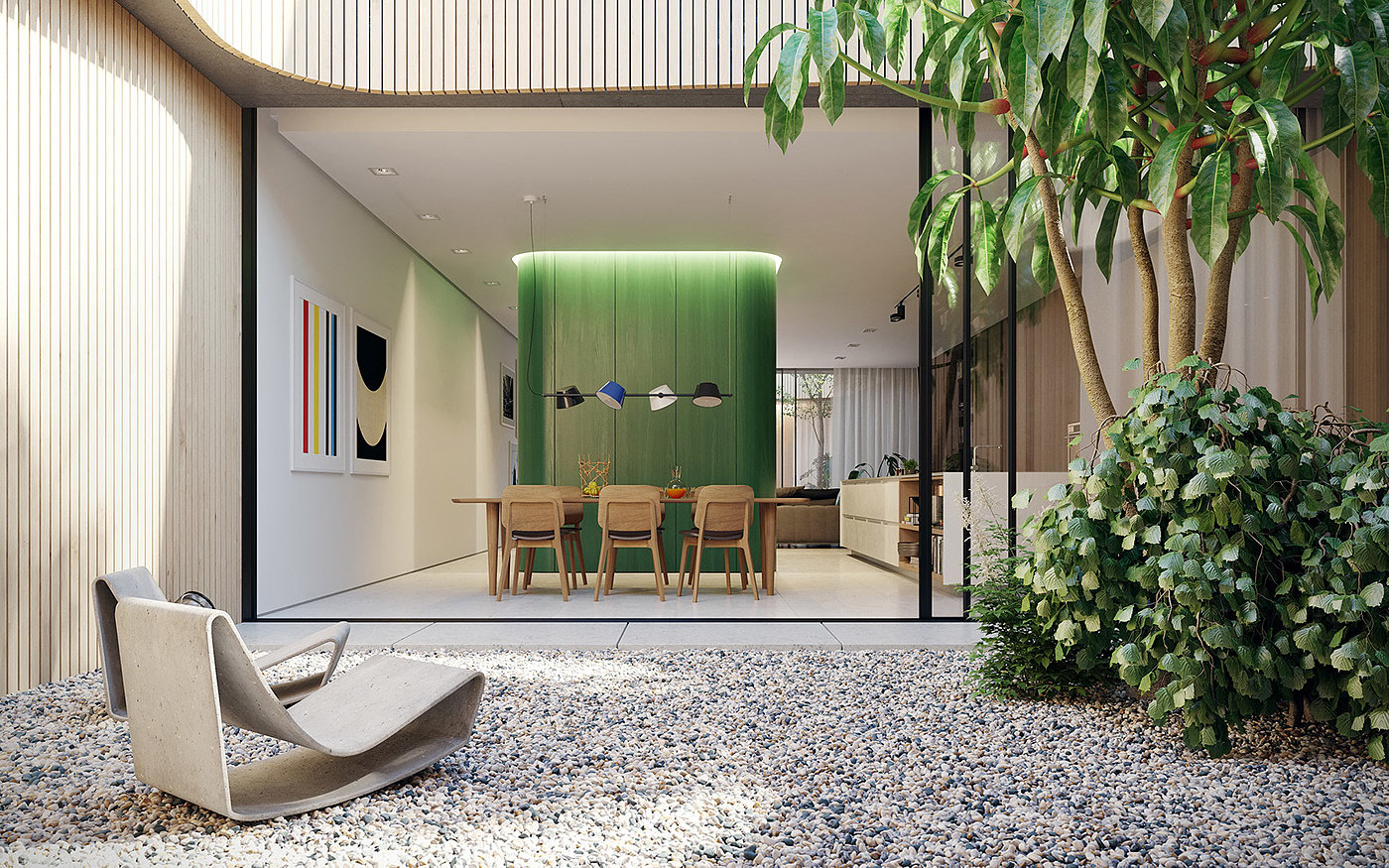 Render，FBX，3D model，3VO House，Mario Maleš，