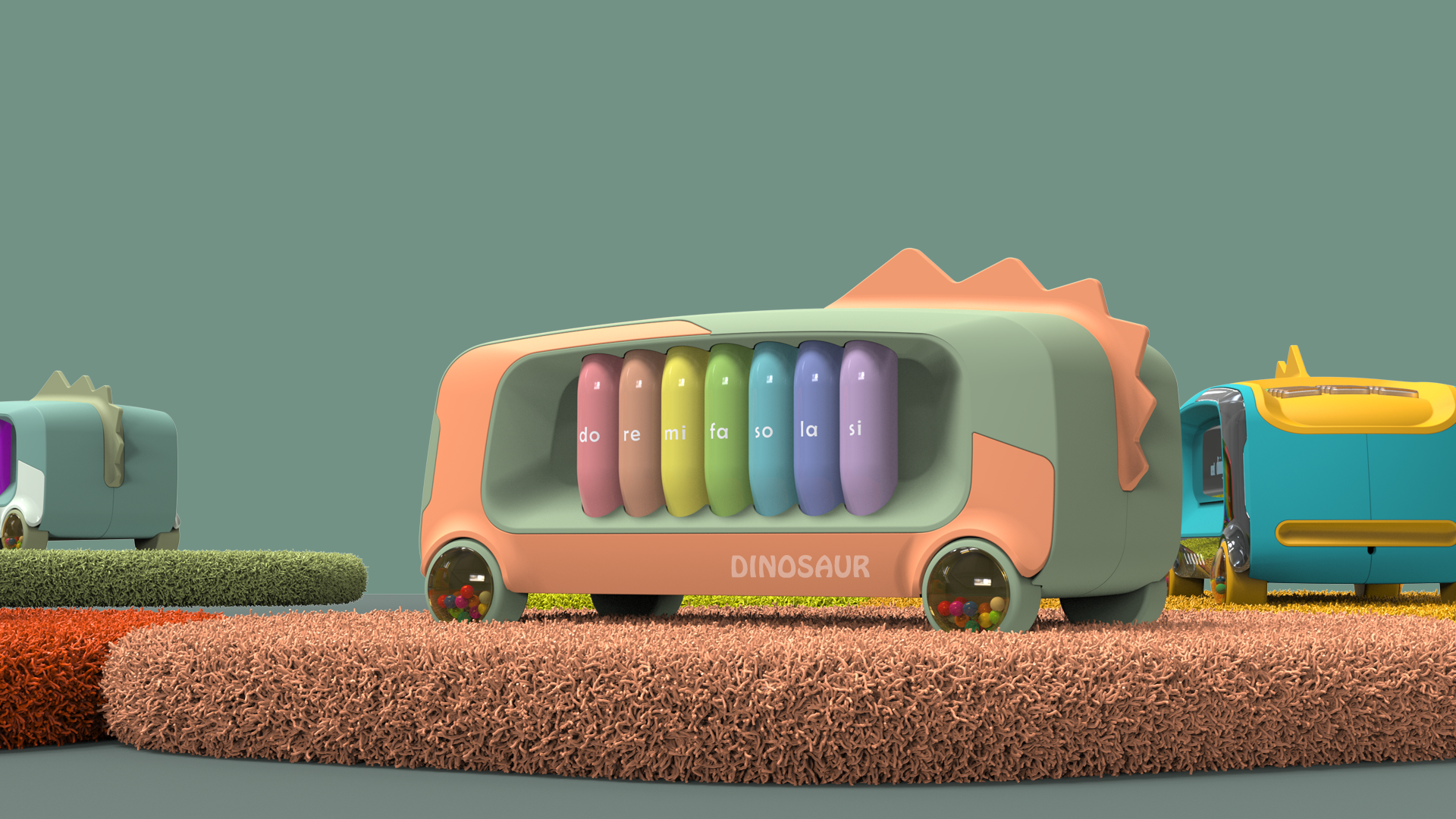 Dinosaur Elements，multi-function，Colorful，