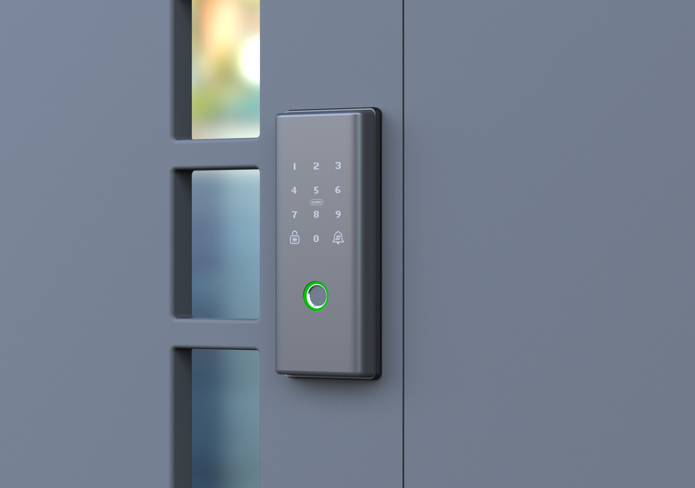 Double-sided fingerprint lock，Double-sided smart lock，Singapore Smart Lock，Singapore Fingerprint Lock，Face Recognition in Singapore，