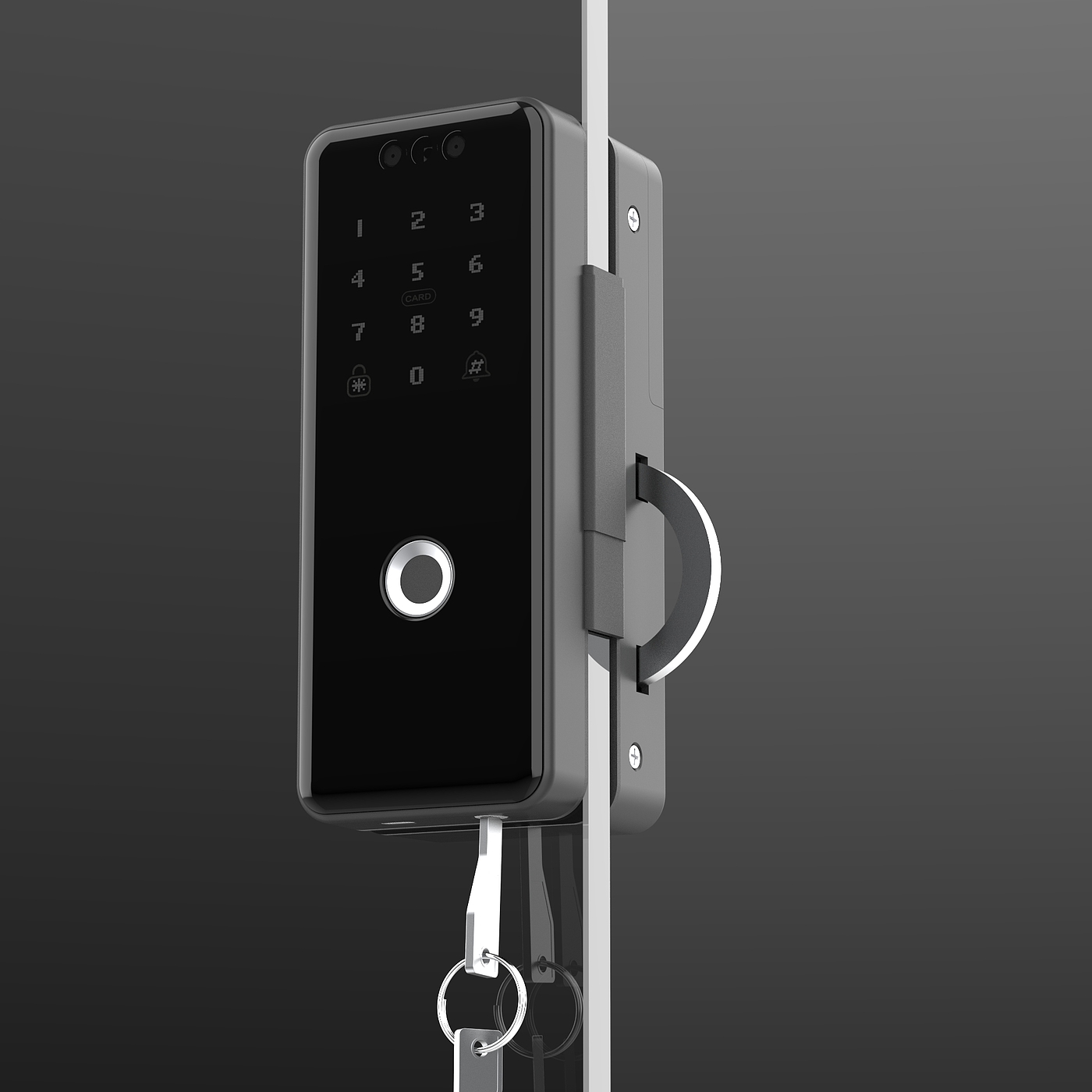 lock，Glass lock，Glass smart lock，Glass fingerprint lock，Glass combination lock，Face recognition glass lock，