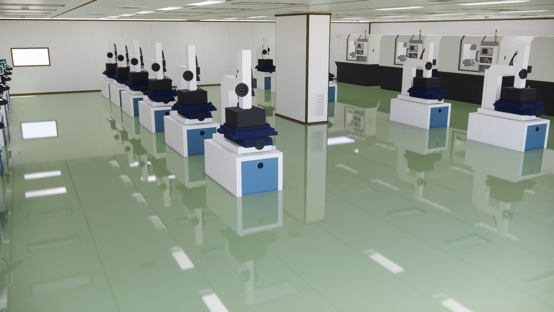 Ten thousand dust-free workshop，