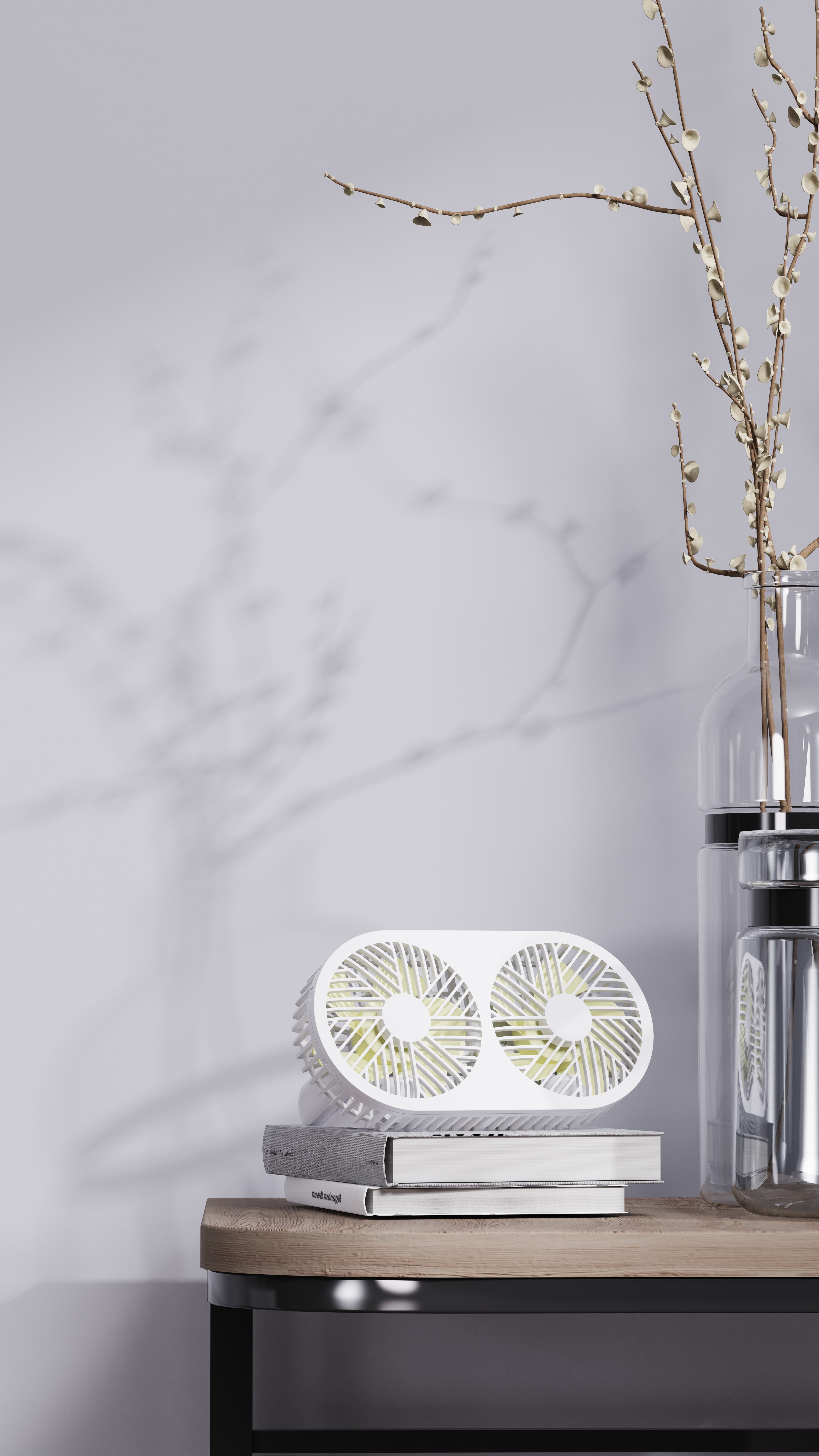 Double head desktop fan，Fan，