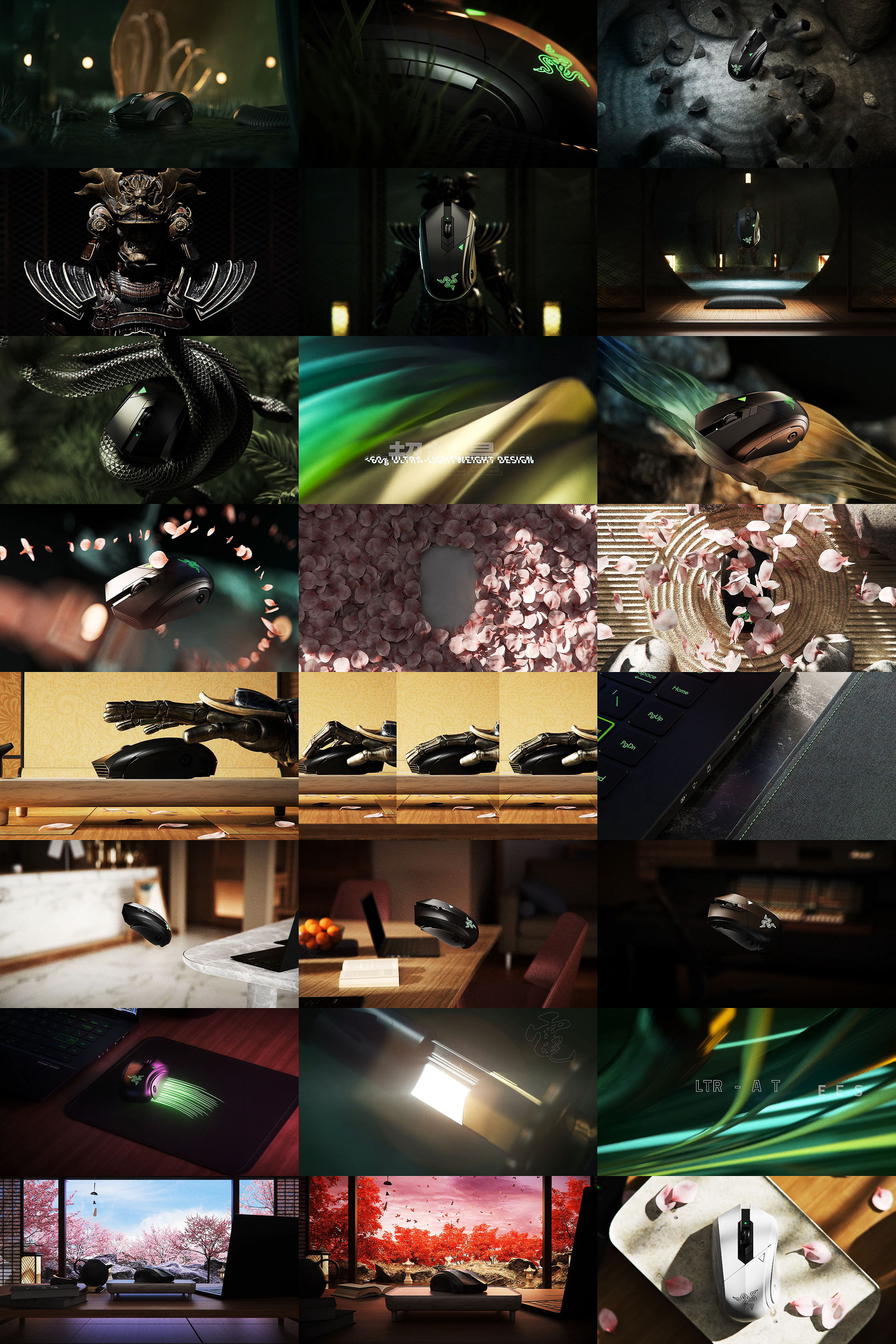 C4D animation，Mouse Animation，Thunder snake，Thundersnake Mouse，3D animation，