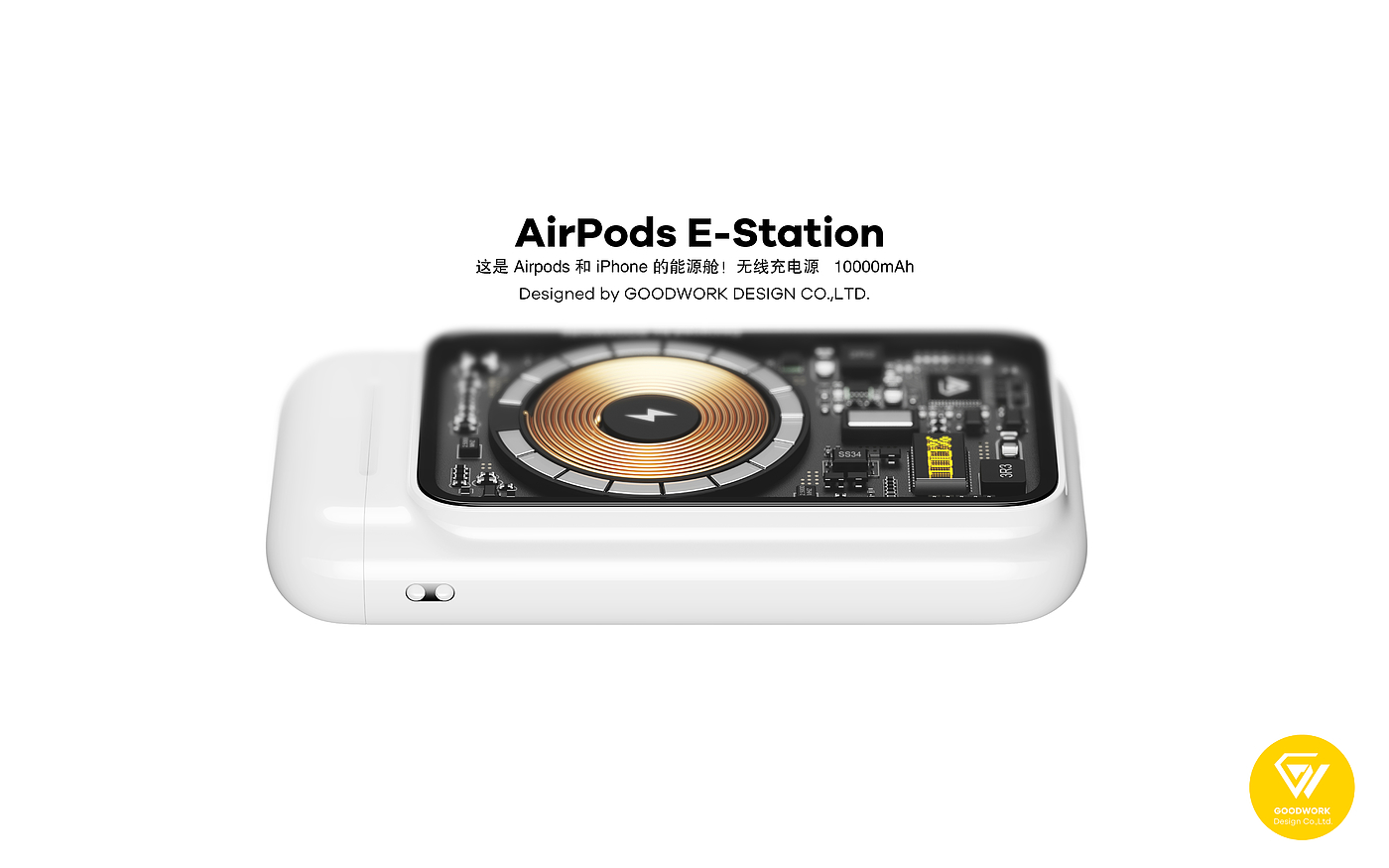 airpods，Wireless charging treasure，Apple headset charging bin，Bluetooth headset charging bin，