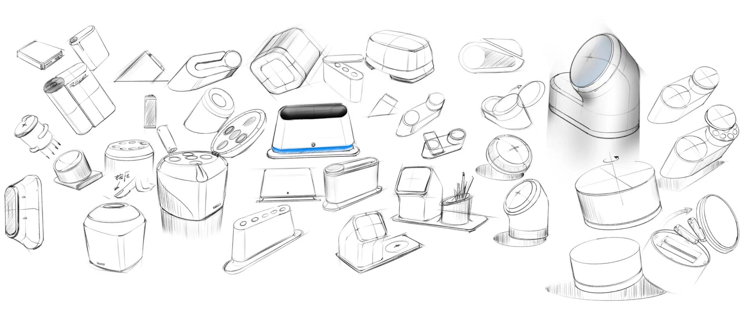 Power bank design，Desktop Charger，