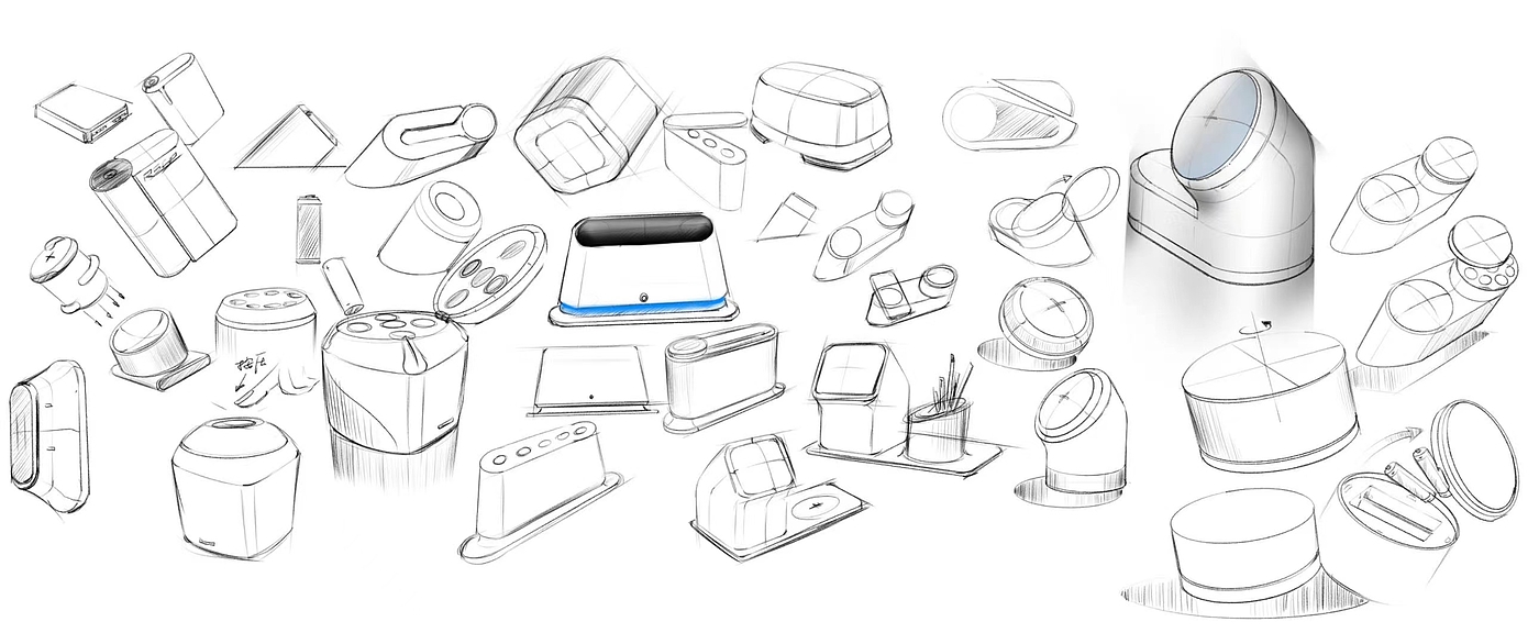 Power bank design，Desktop Charger，