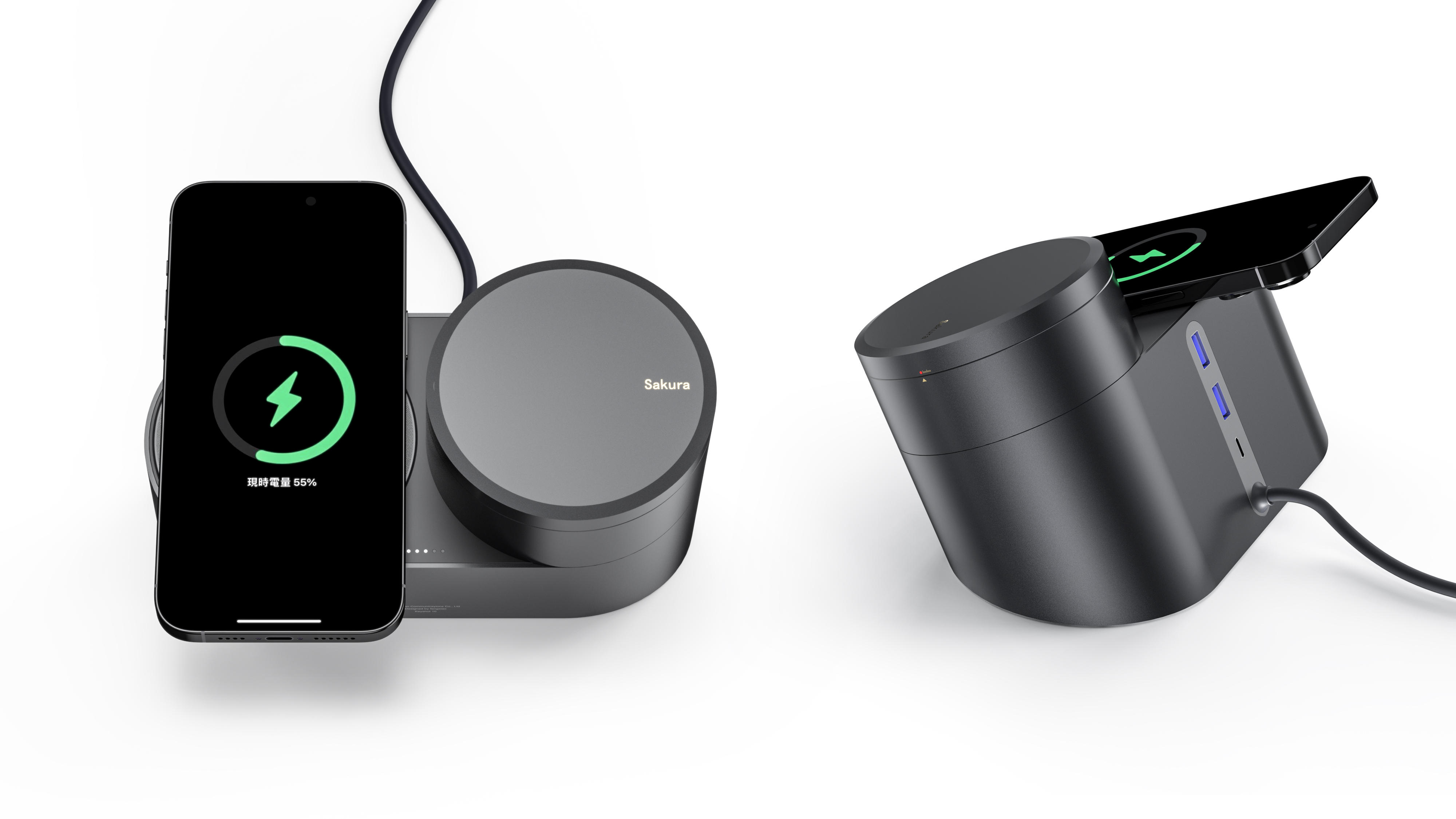 Power bank design，Desktop Charger，