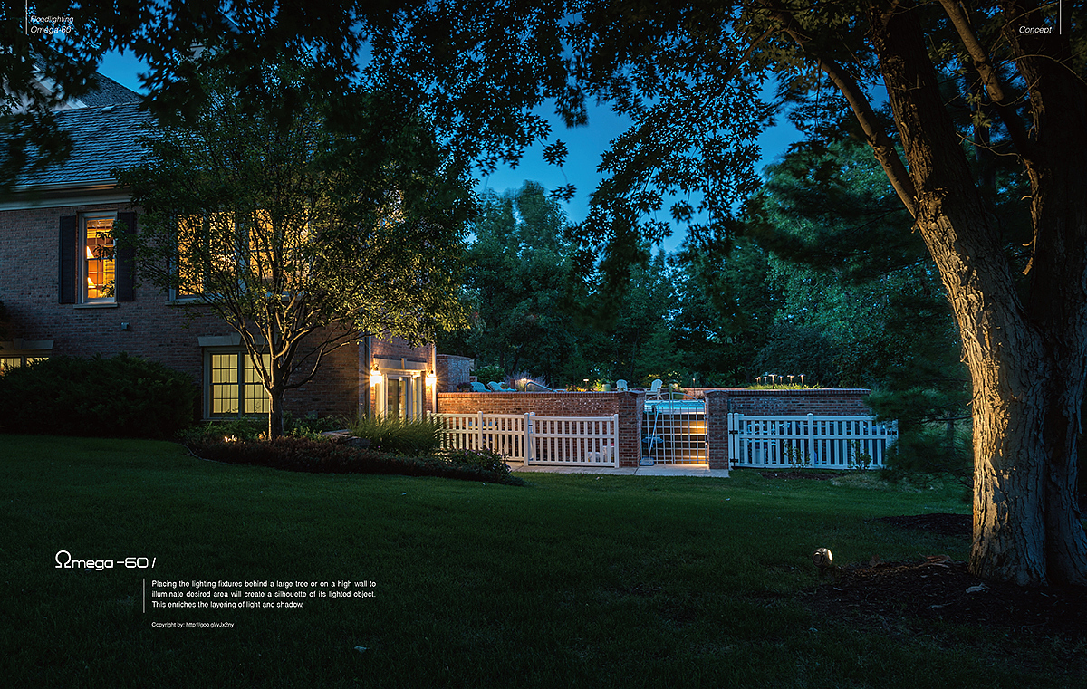 lamp，Floodlight，Landscape lighting，