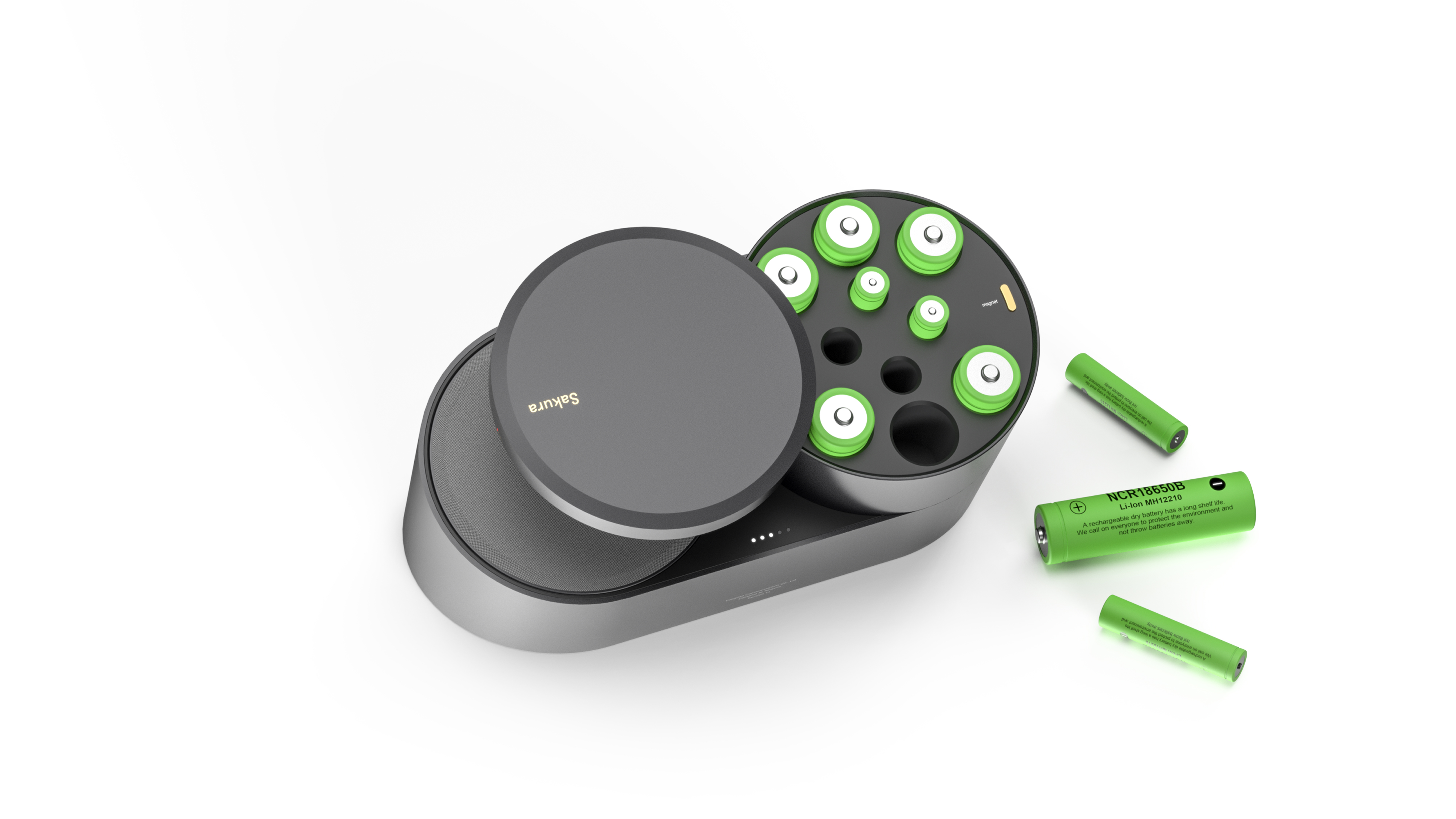 Power bank design，Desktop Charger，