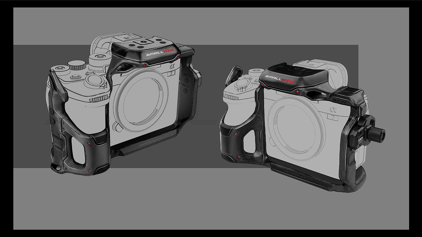 Sony，sony，Sony A74 SLR Camera，Rabbit Cage Camera，Bionics Design ，