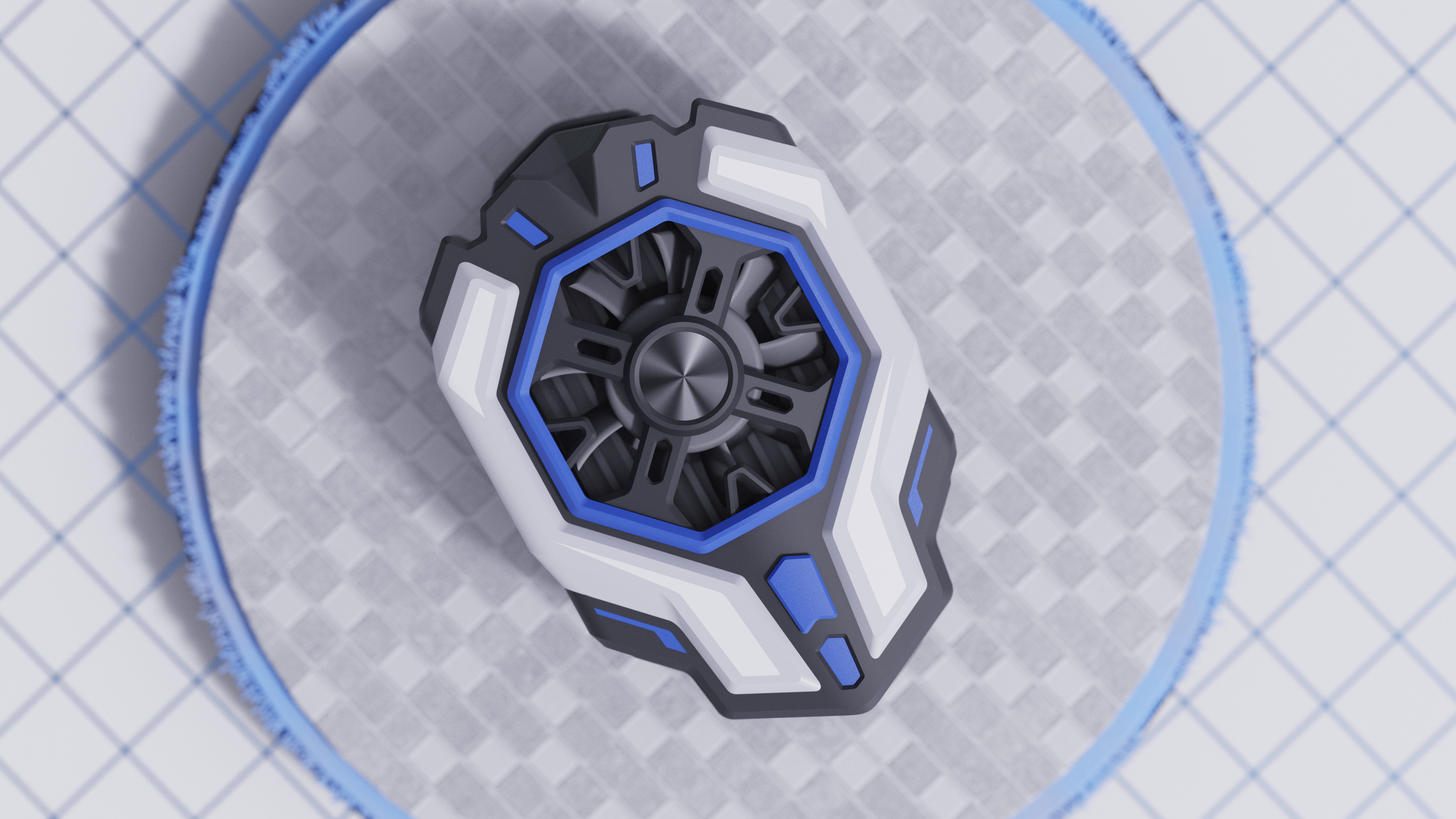 radiator，Mobile phone radiator，Heat dissipation back clip，semiconductor heat sink，Mecha wind，Game accessories，