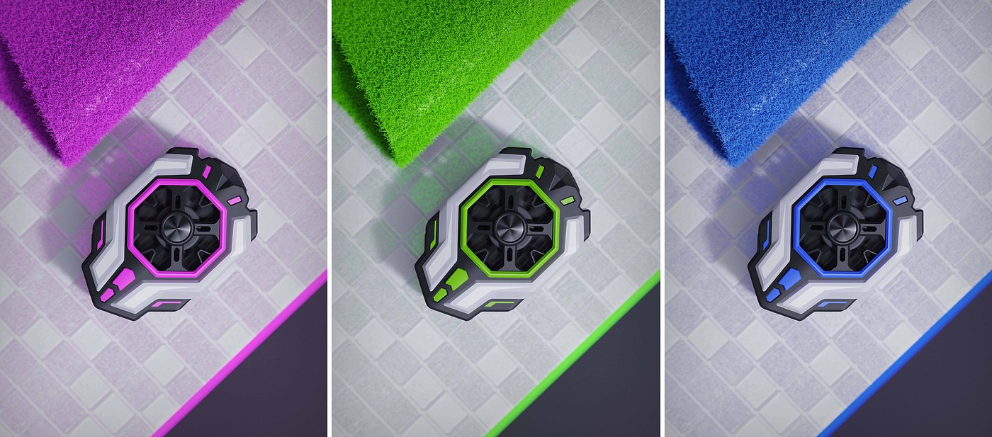 radiator，Mobile phone radiator，Heat dissipation back clip，semiconductor heat sink，Mecha wind，Game accessories，
