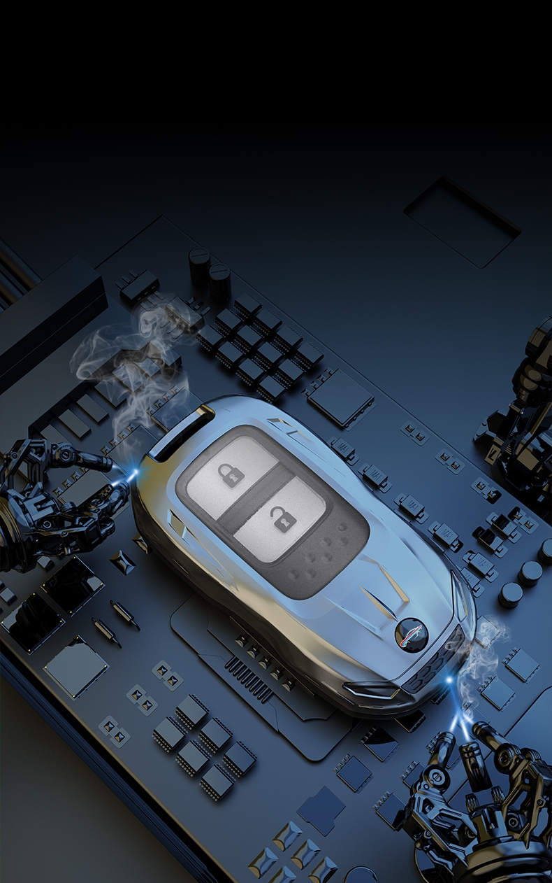 A roll of car key shells designed for your car，