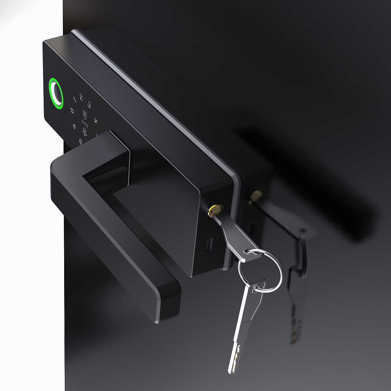 lock，Fingerprint lock，Partition lock，High partition lock，