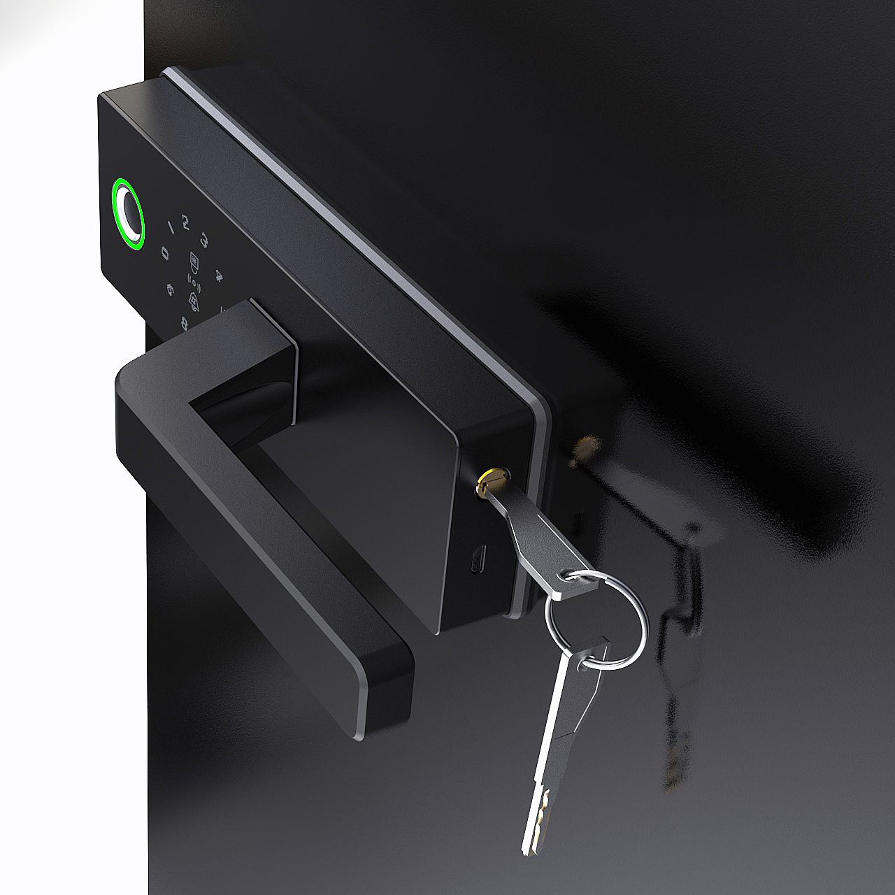 lock，Fingerprint lock，Partition lock，High partition lock，