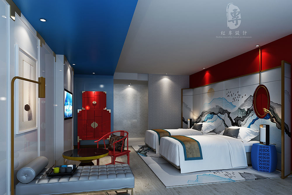 Hotel Design，Theme hotel design，Chengdu Hongzhuan，