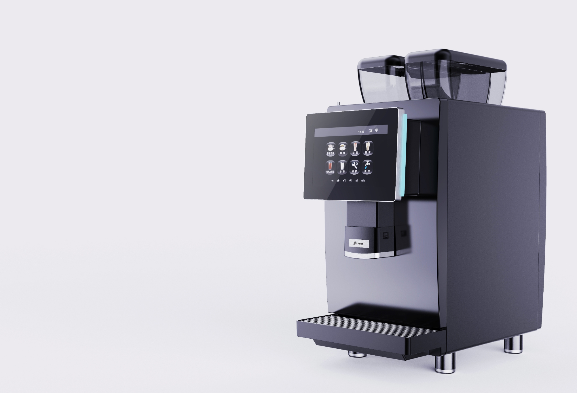 Commercial coffee machine，concise，reliable，intelligence，freshly ground coffee，