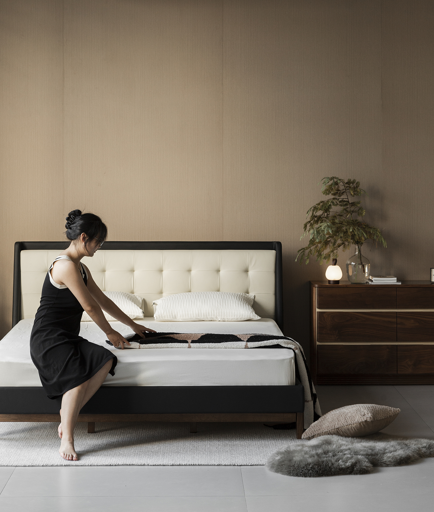 Soft bag bed，furniture design ，Original design，industrial design，