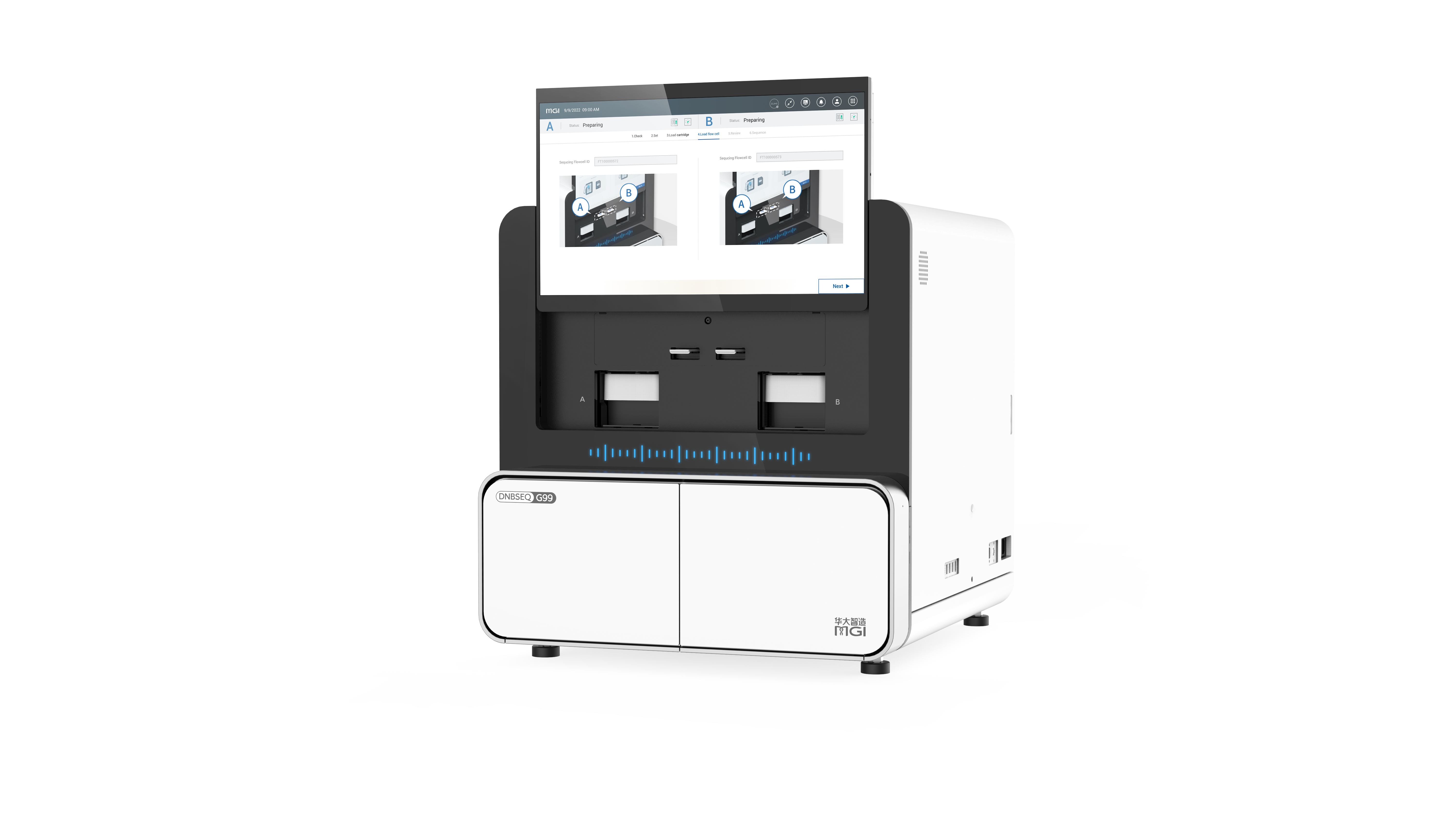 sequencer，high-throughput sequencer，