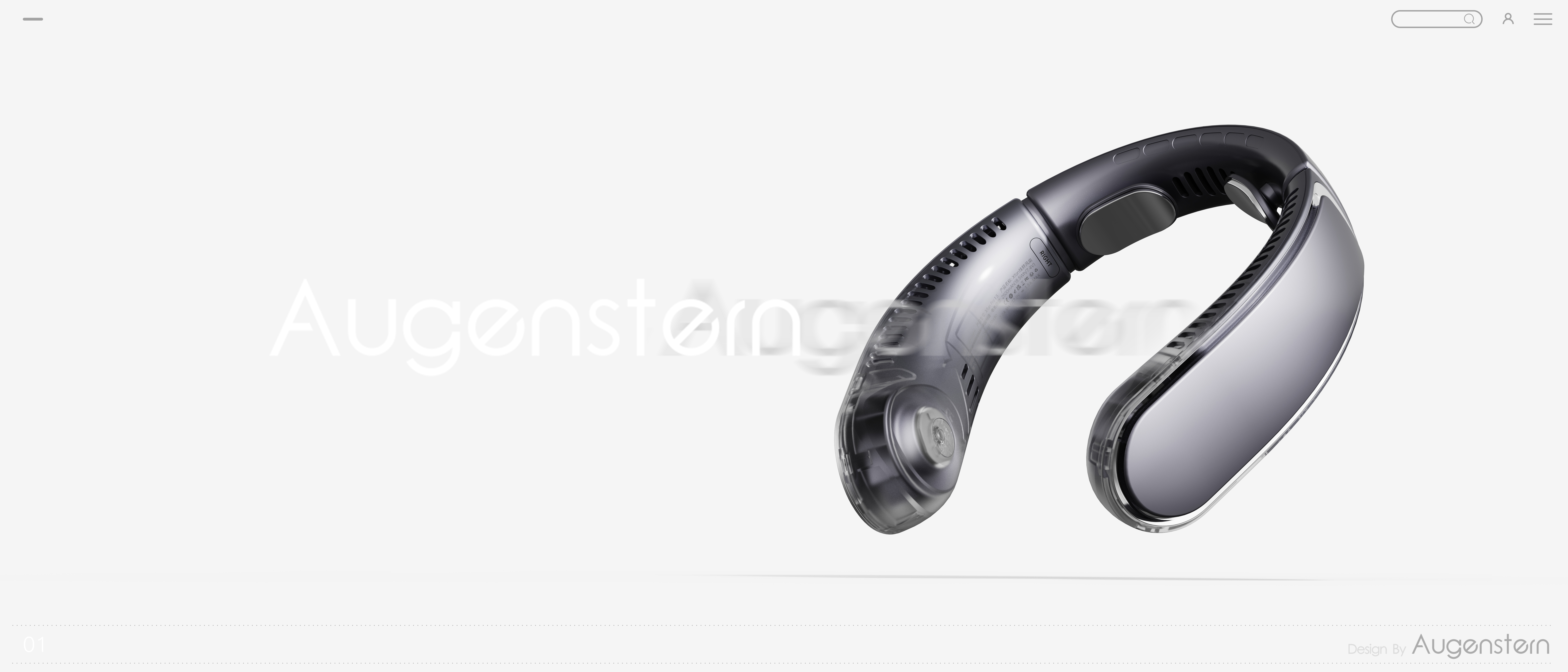 Hanging neck fan，industrial design，Cooling fan，Fan，sample reels，ID design，