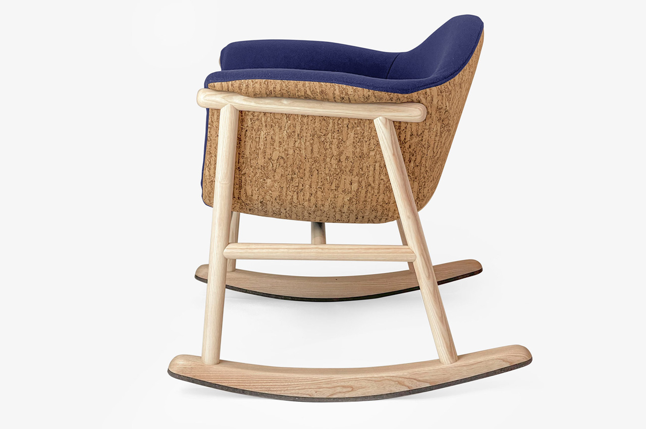cork，Rocking chair，furniture，product design，