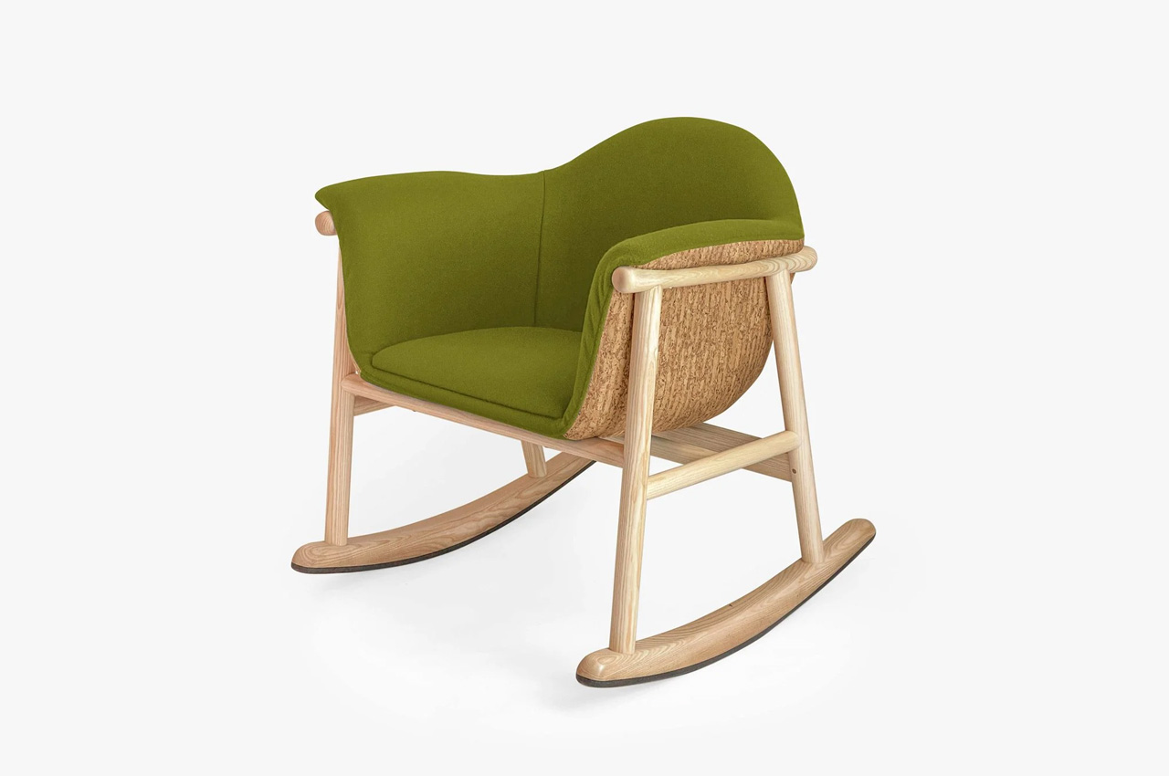 cork，Rocking chair，furniture，product design，