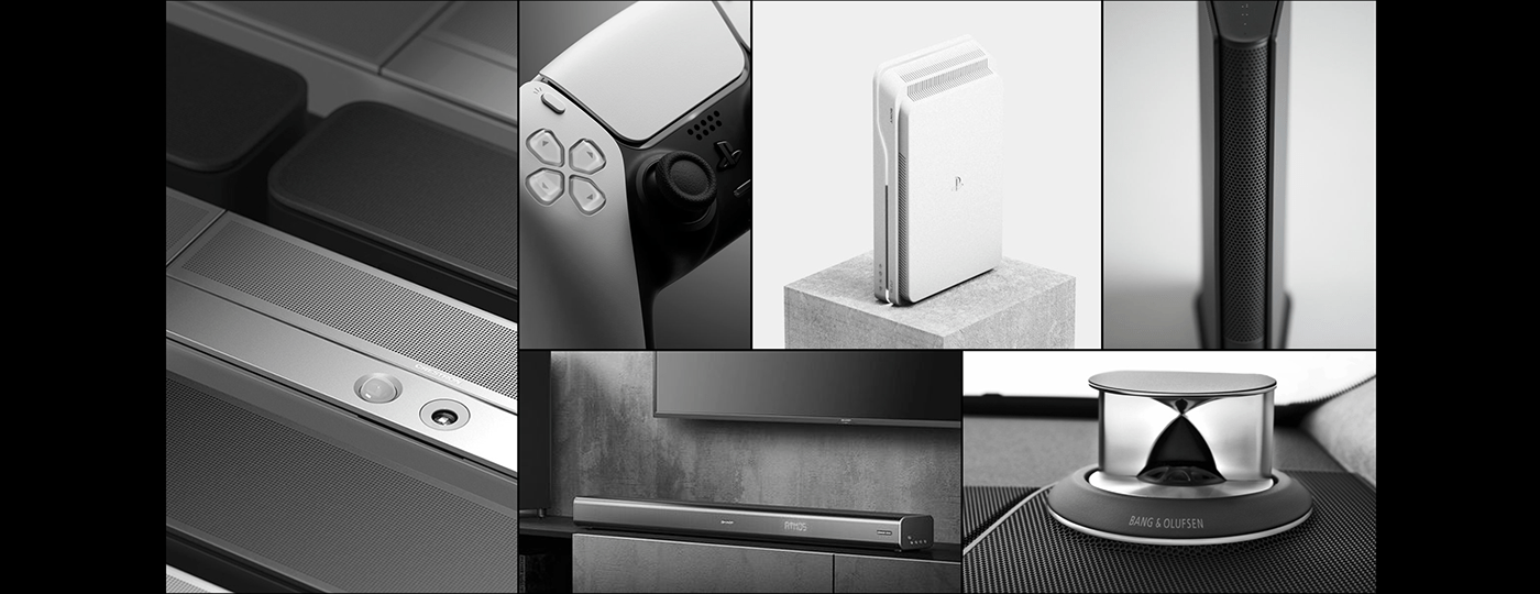 Xeron，Game speaker，loudspeaker box，product design，