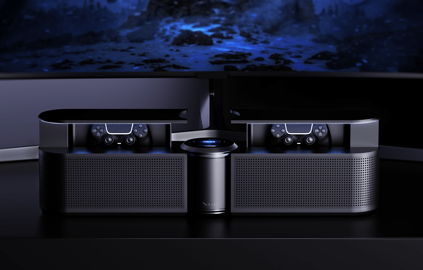 Xeron，Game speaker，loudspeaker box，product design，