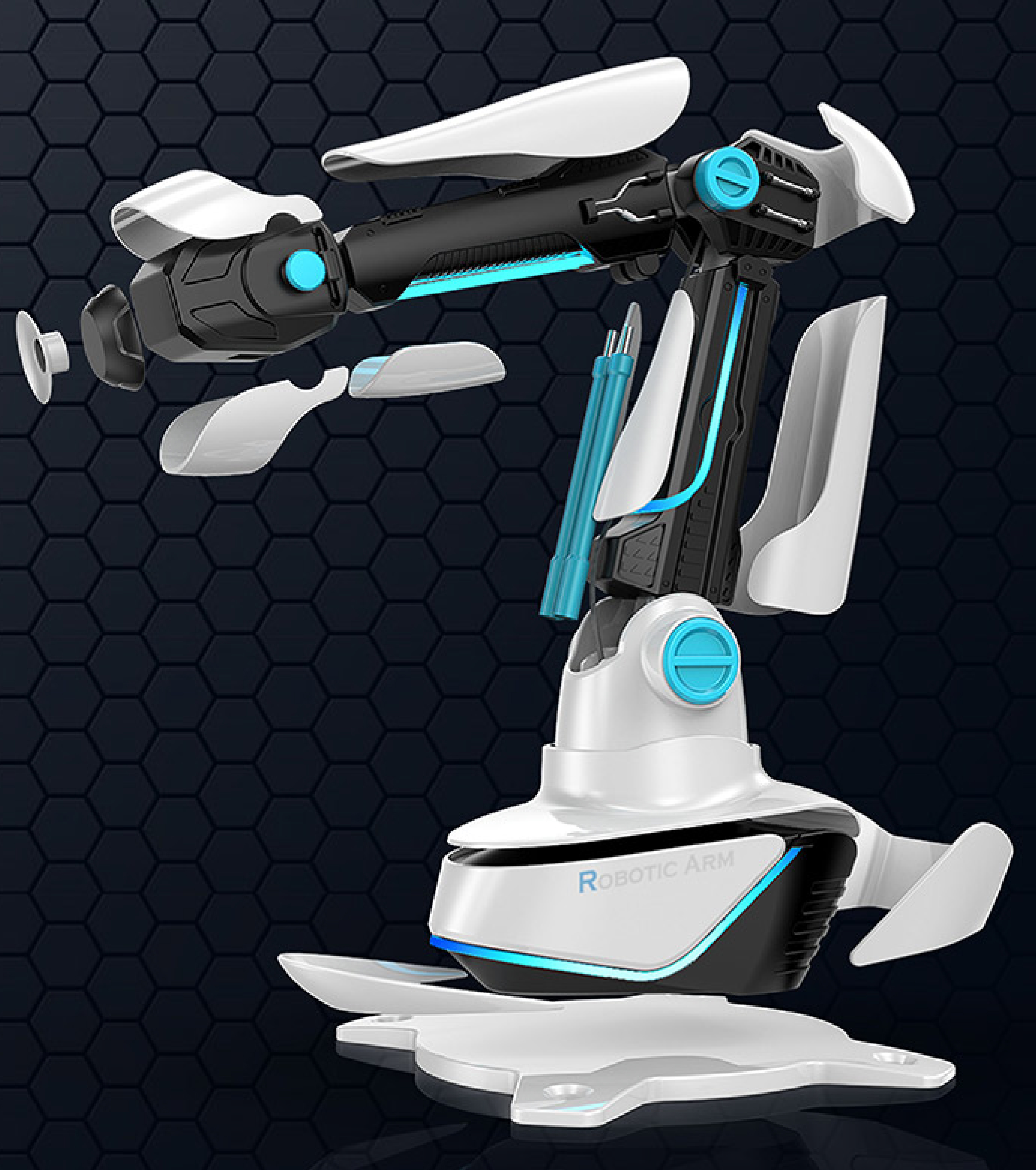 remote control，remote-control arm，Mechanical arm，industrial design，