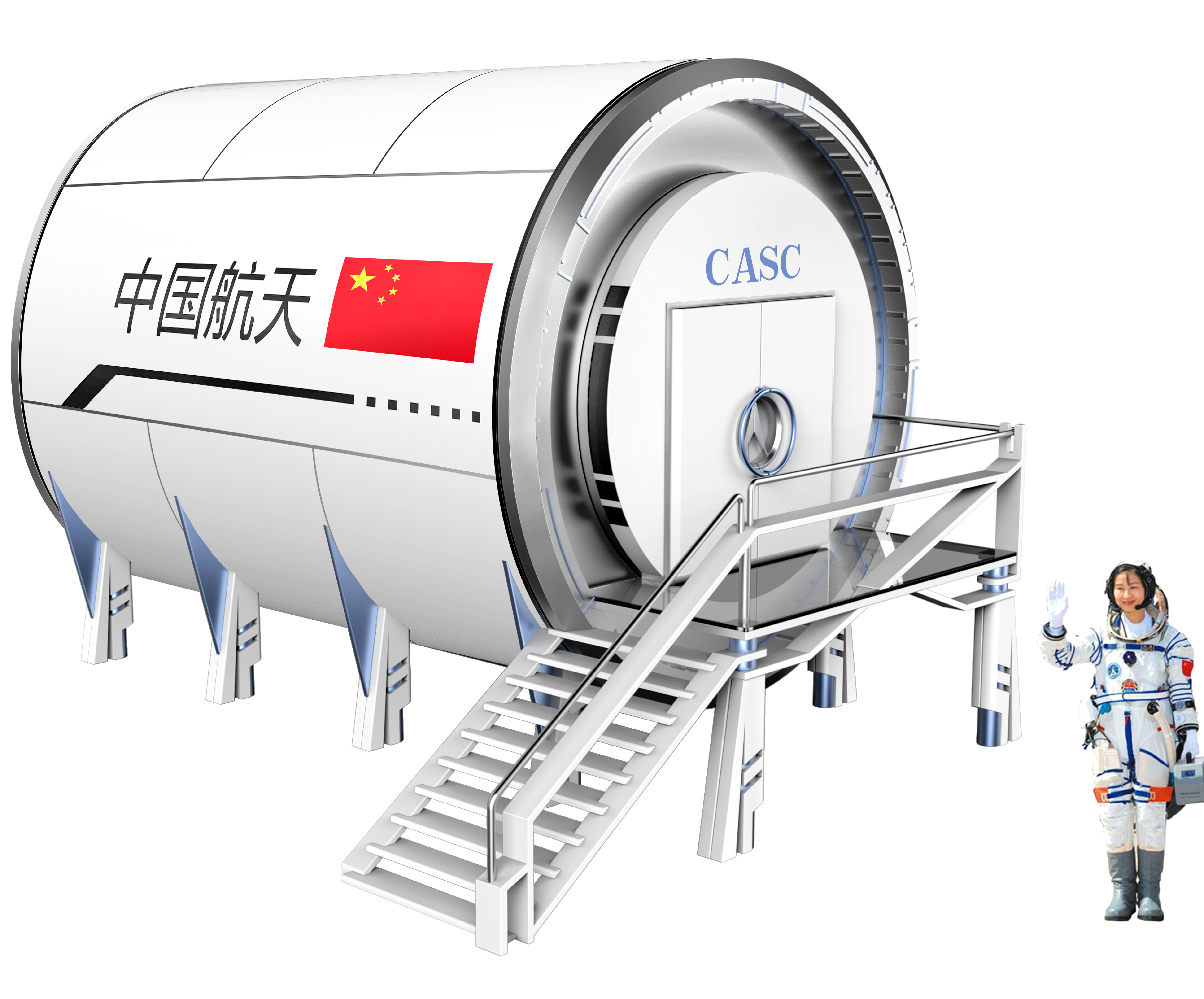 space station，experiment cabin，space experiment module，Large equipment，industrial design，