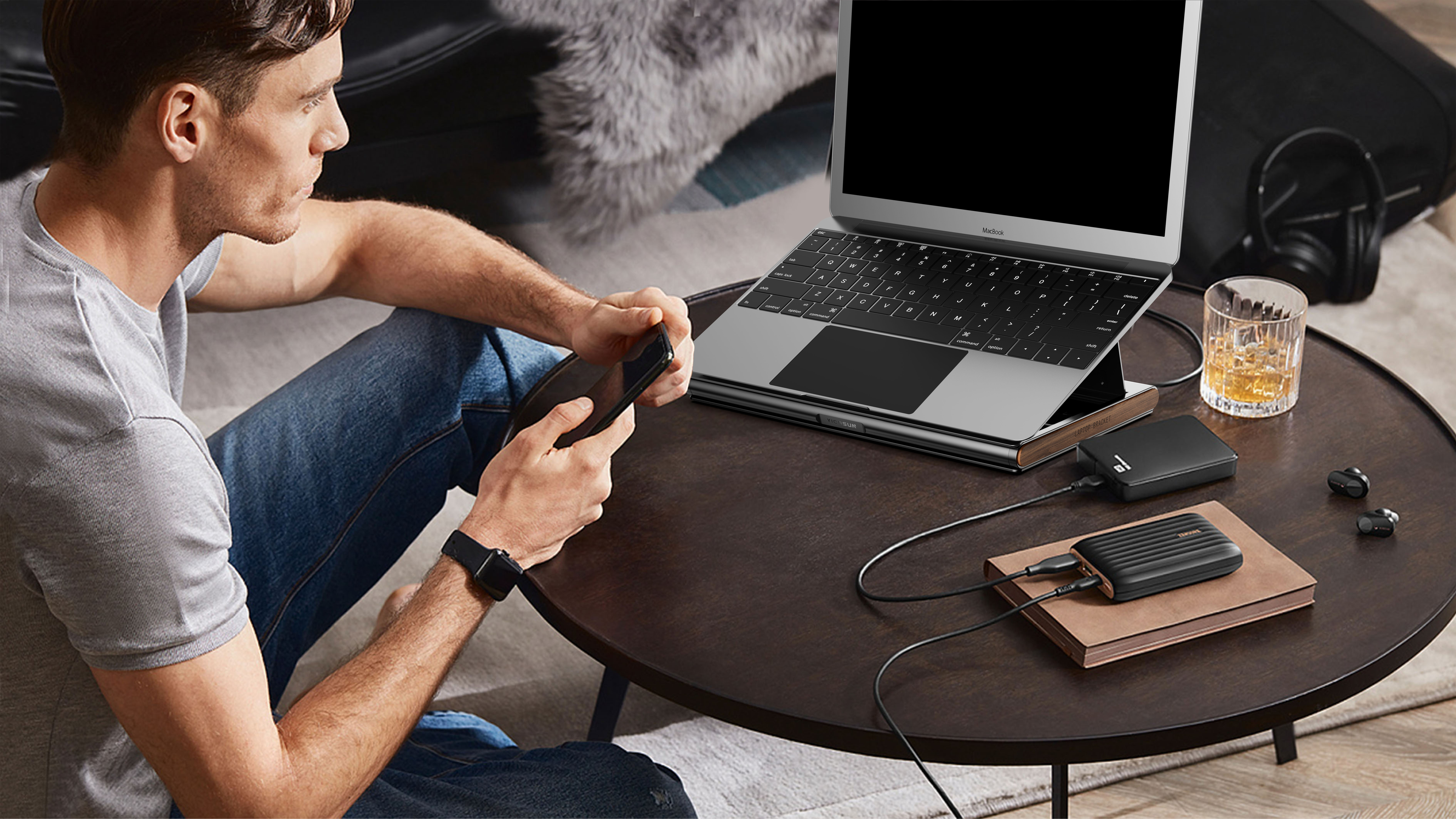 Laptop stand，product design，3C digital product accessories，Multifunctional design，Docking station，