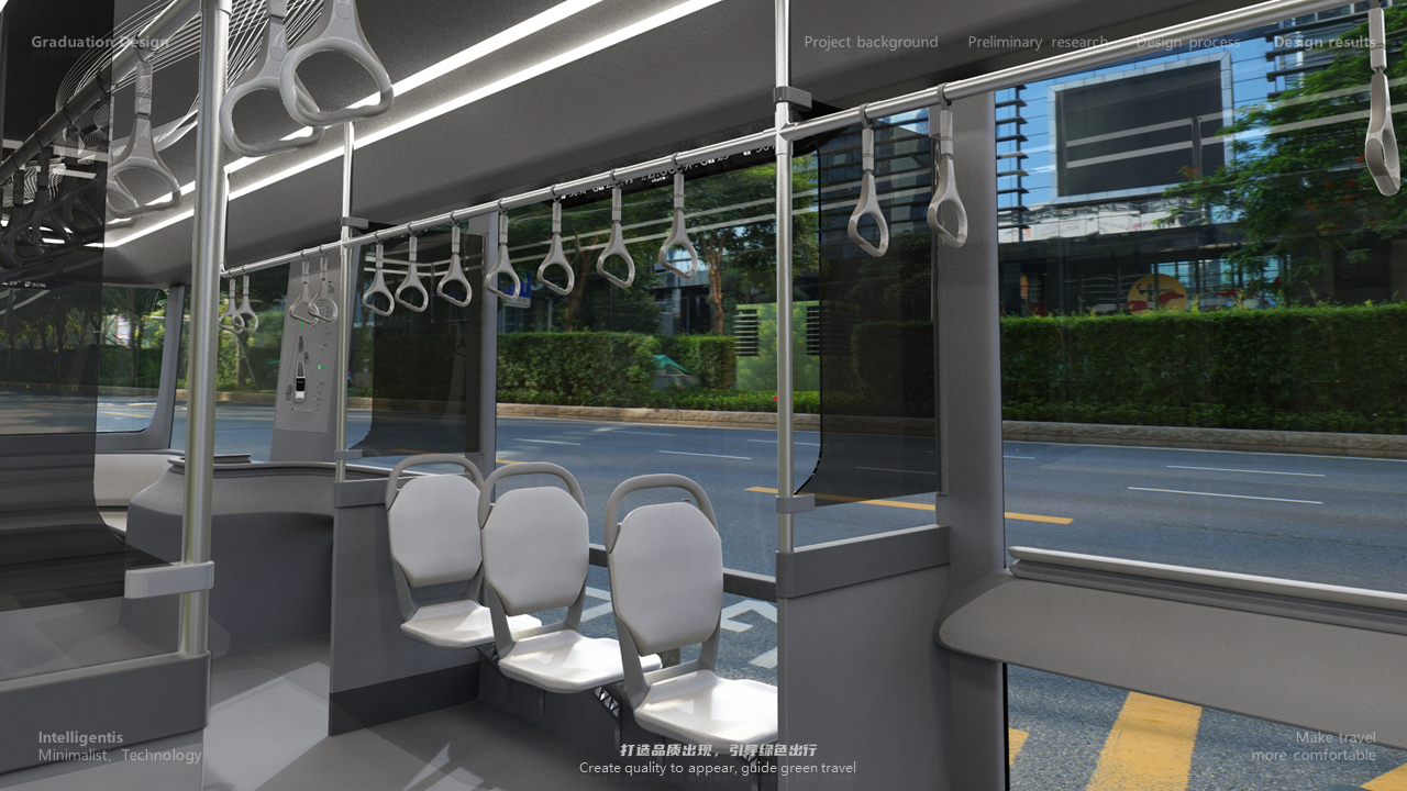 Create quality travel, guide green travel，Design，bus，Design of Bus Rings，